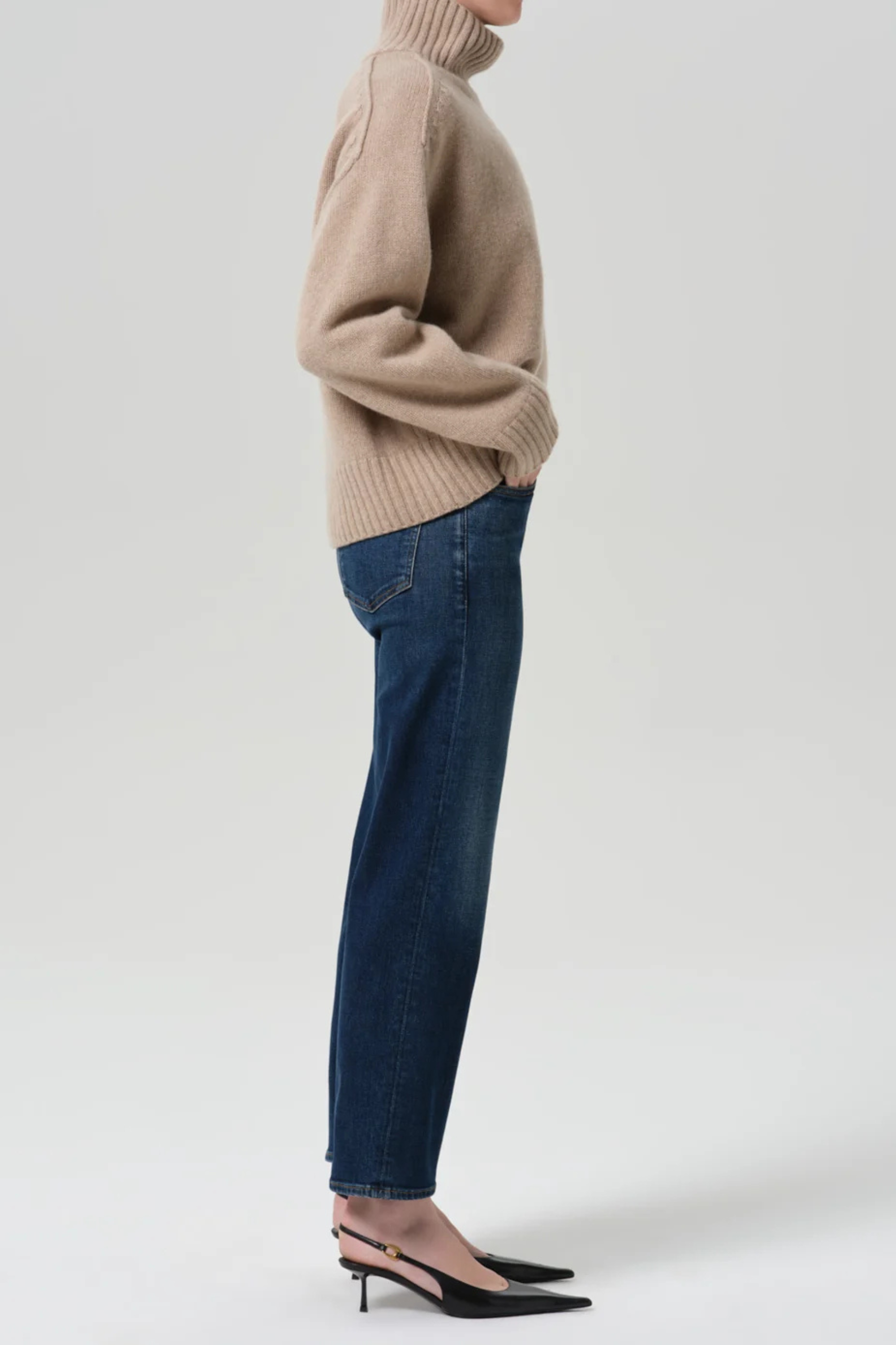 Citizens of Humanity Palma Straight in Moonlight, Clean Hem
