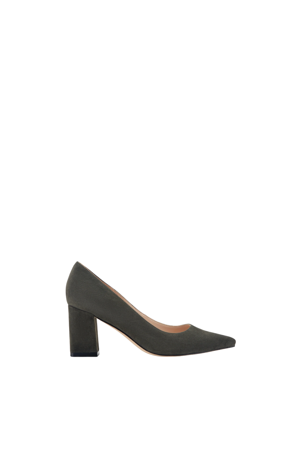 Marc Fisher Zala Pump in Dark Green Suede