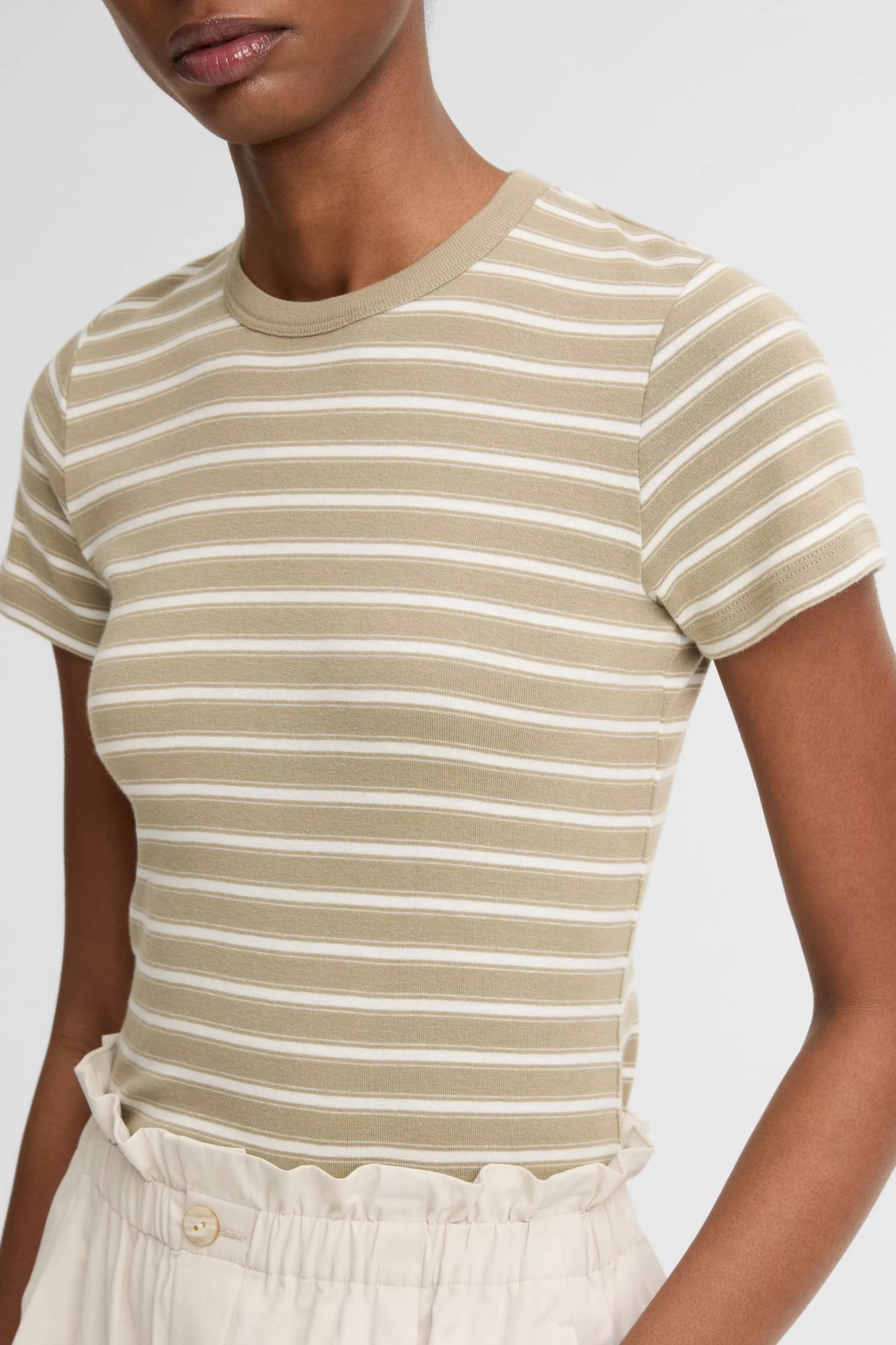 Vince Stripe Shrunken 90s Tee