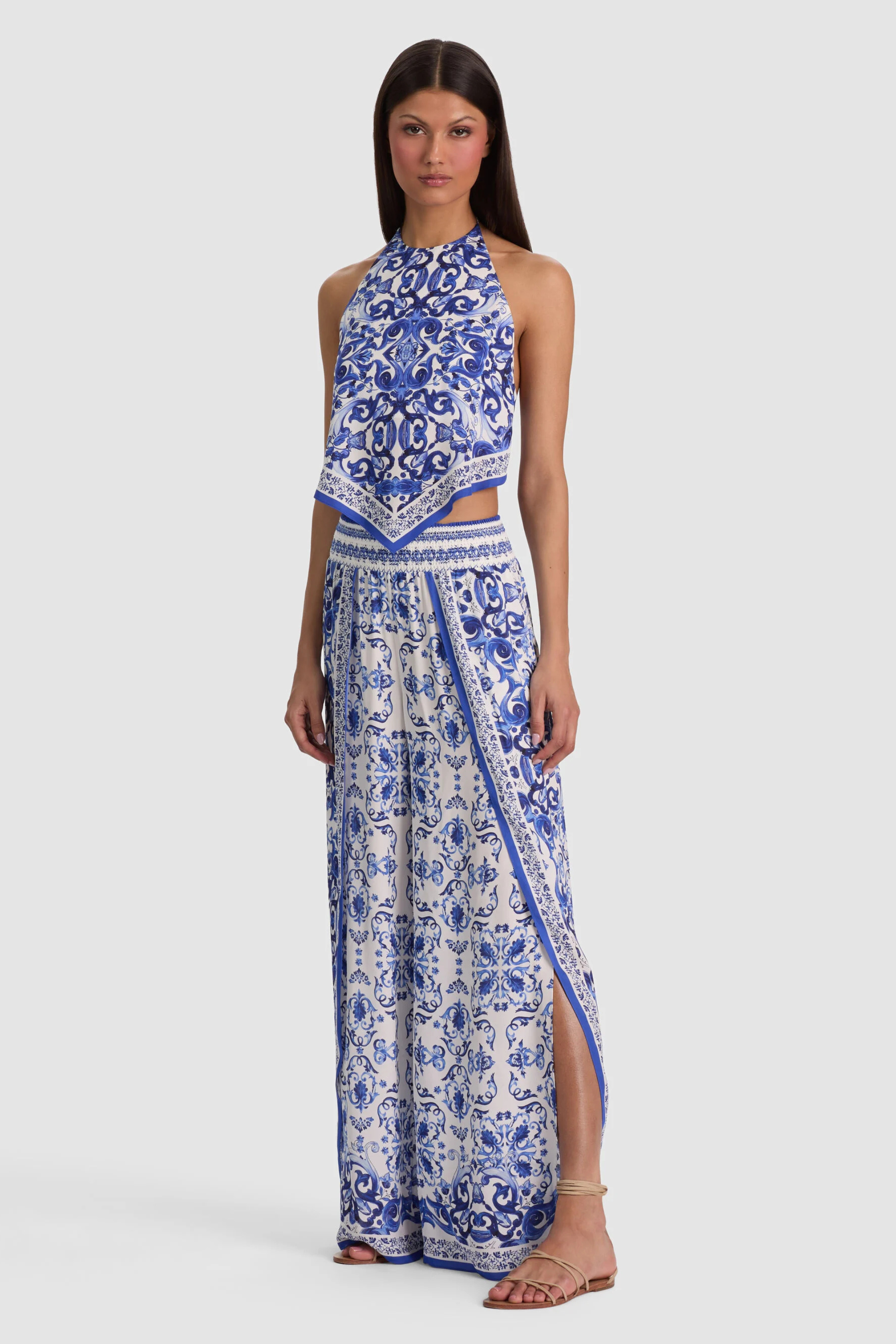 Alice + Olivia Larissa Open Pleat Pant