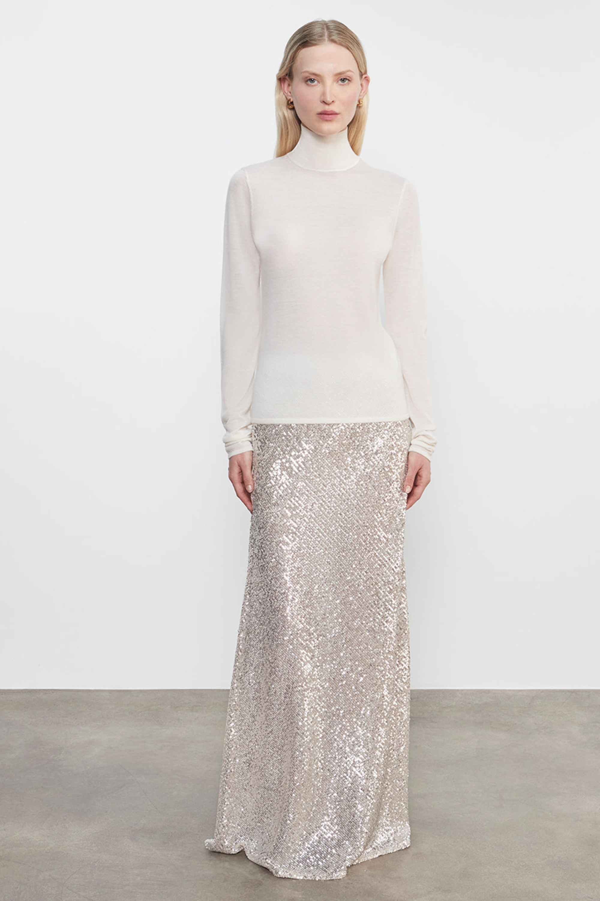 Enza Costa Sequin Skirt