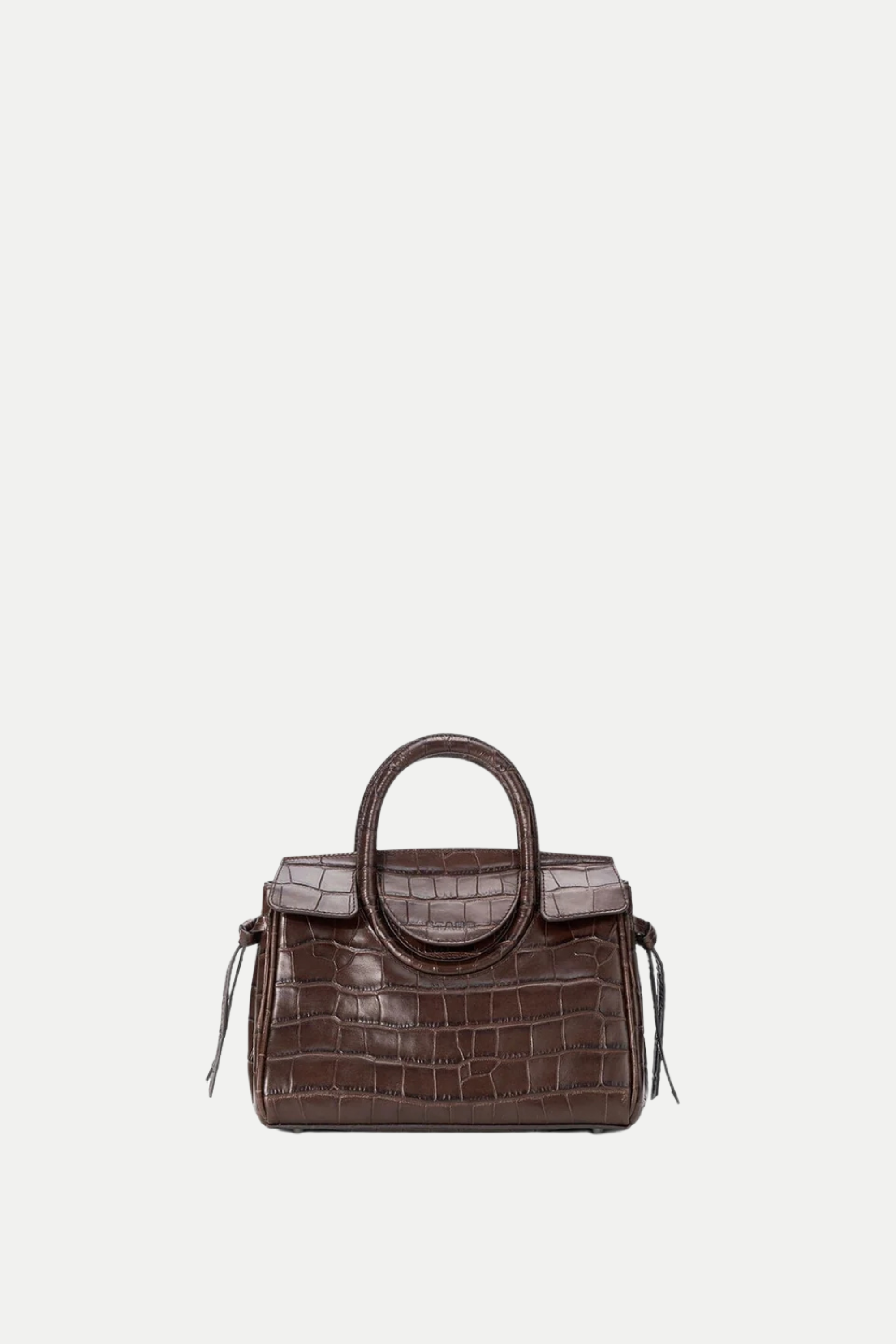 Staud Maude Mini Carryall Snake