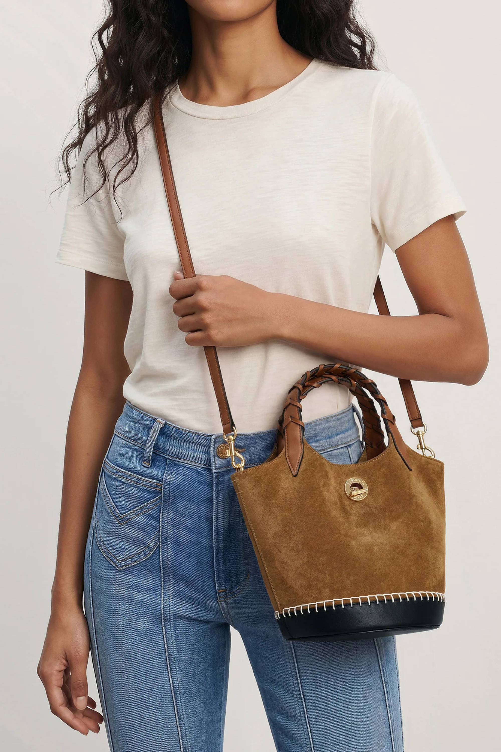 Veronica Beard Colorblock Anchor Bag