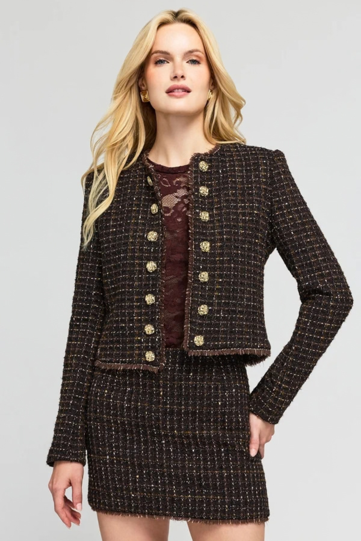 Generation Love Tiffany Tweed Jacket