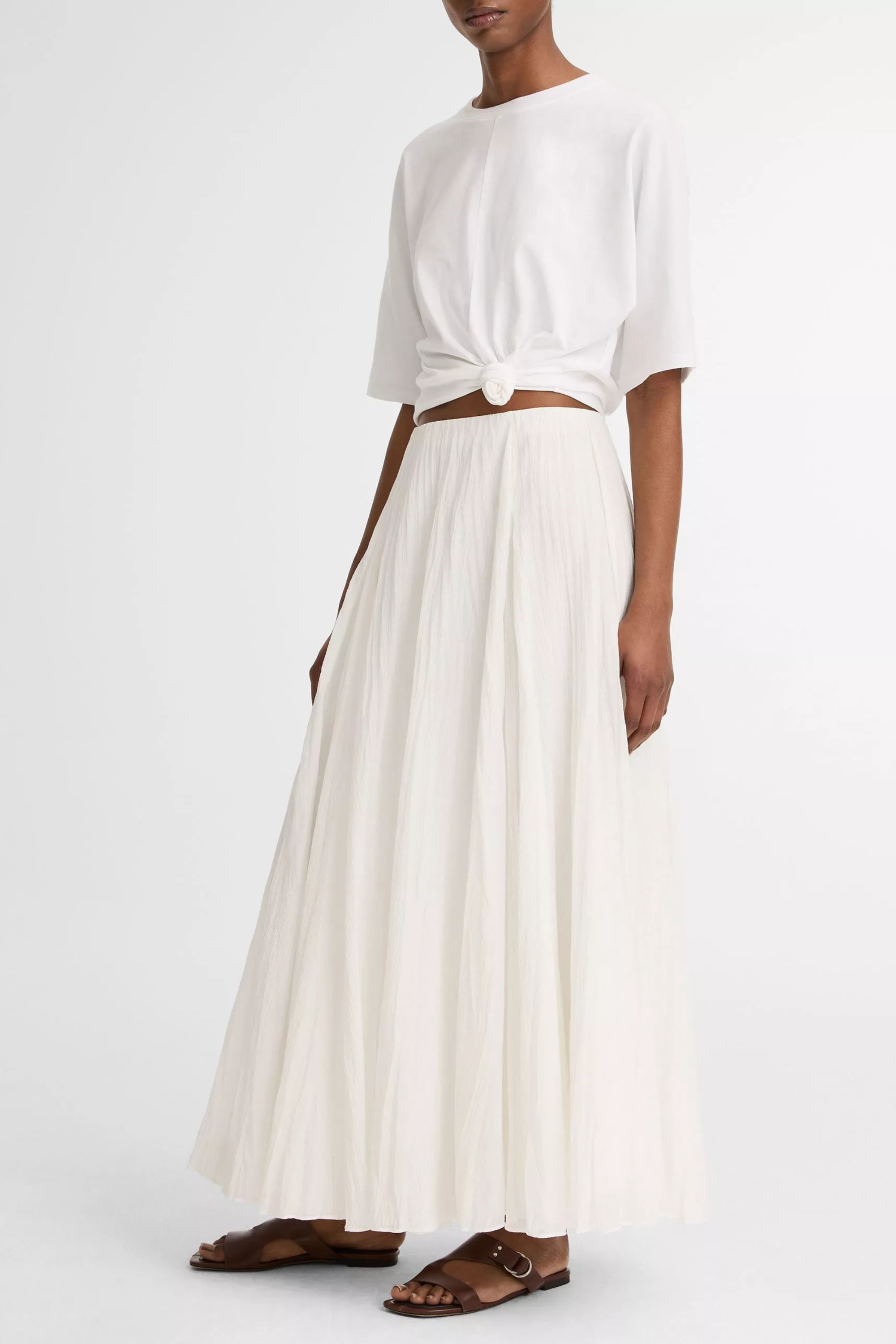 Vince Crinkled Maxi Skirt