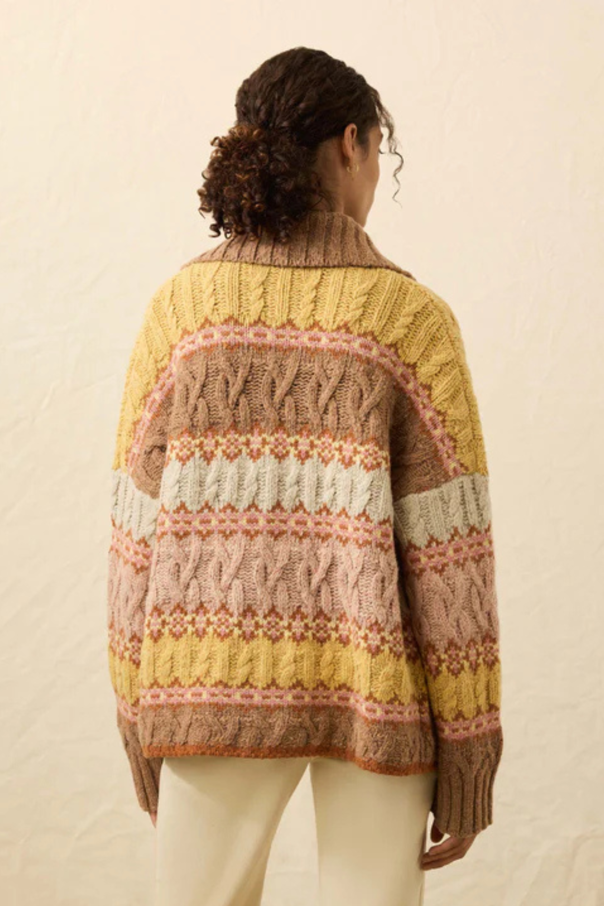 Faherty Highland Fairisle Cardigan
