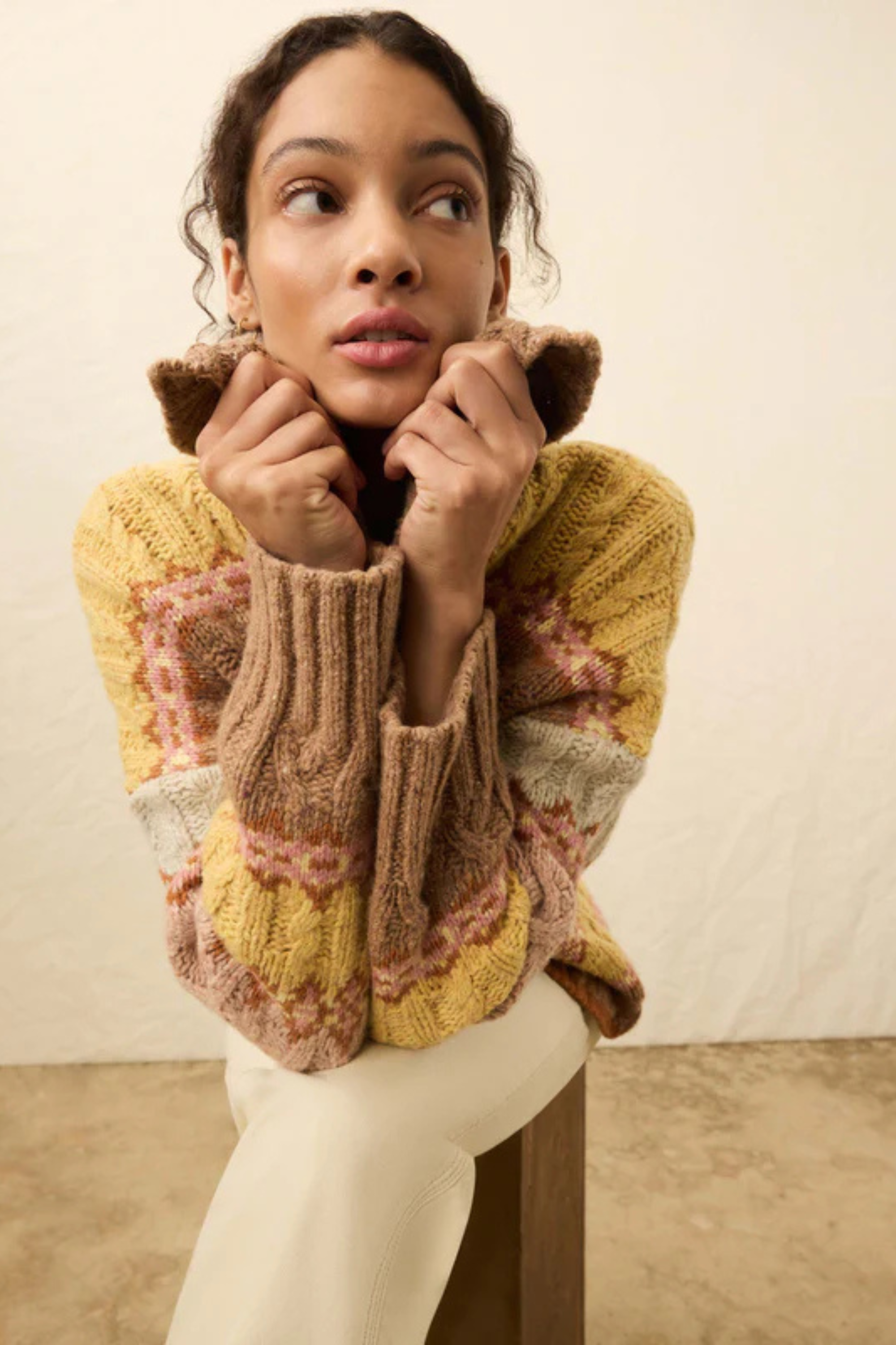 Faherty Highland Fairisle Cardigan