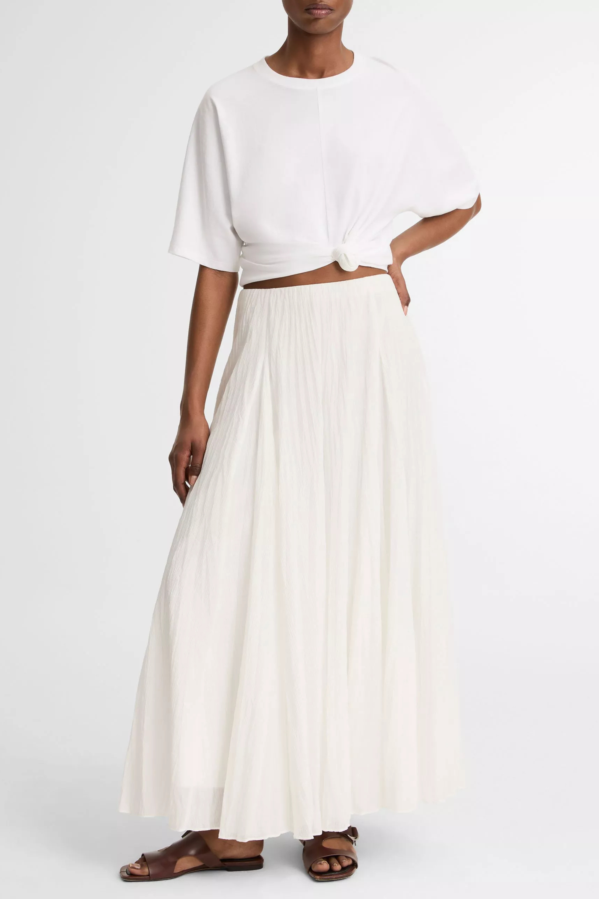 Vince Crinkled Maxi Skirt