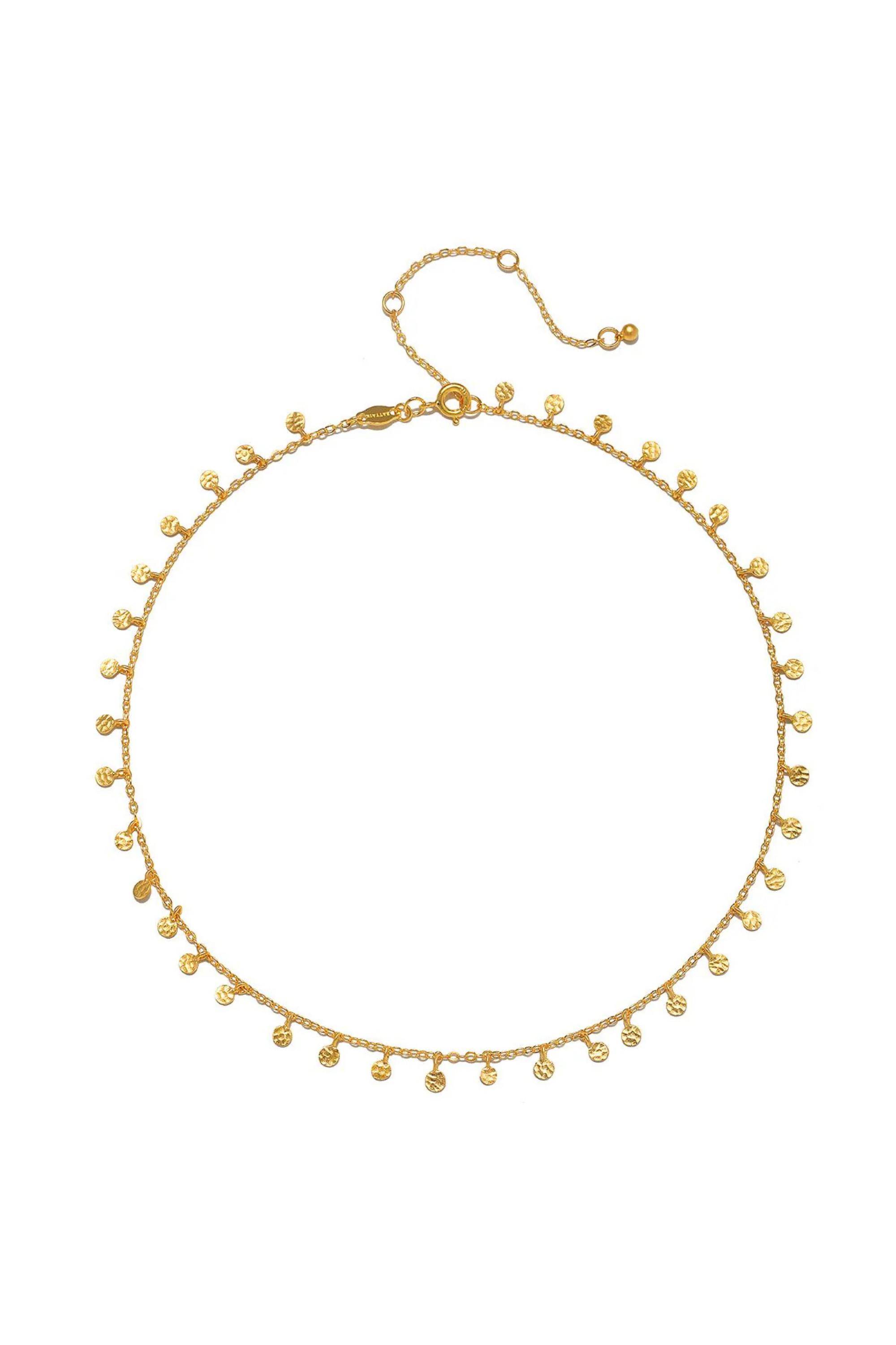 Satya 14" Hammered Disc Choker