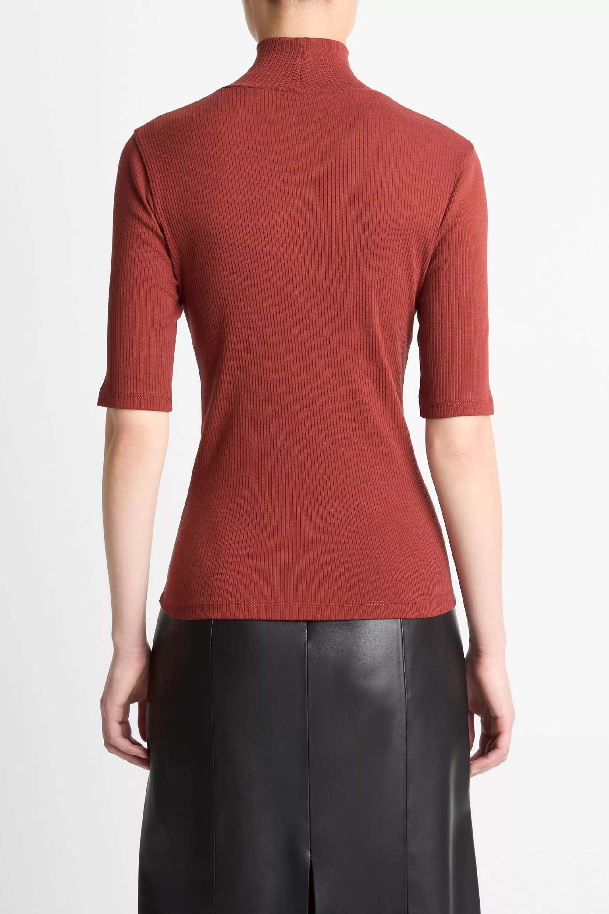 Vince Elbow Sleeve Turtleneck