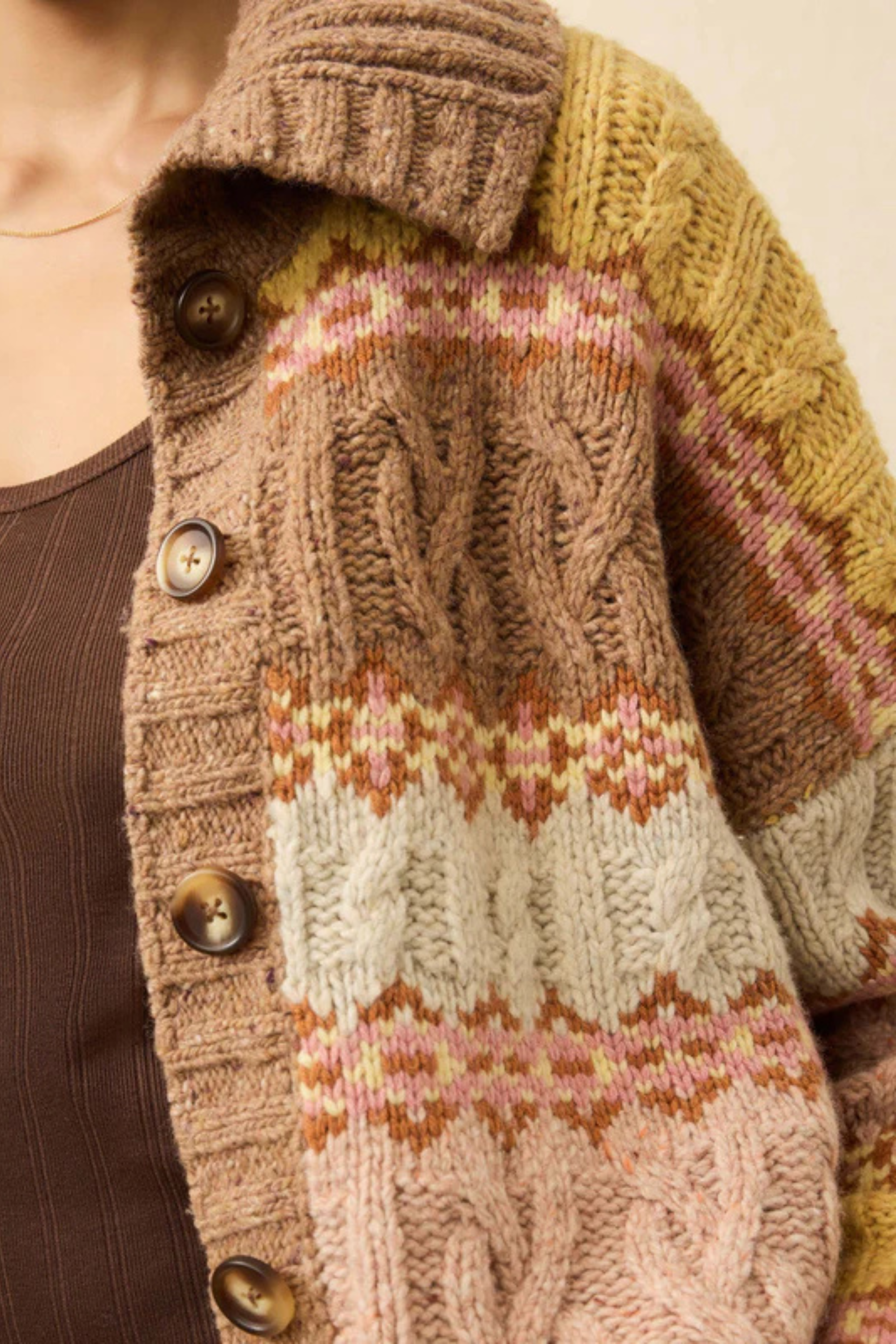 Faherty Highland Fairisle Cardigan