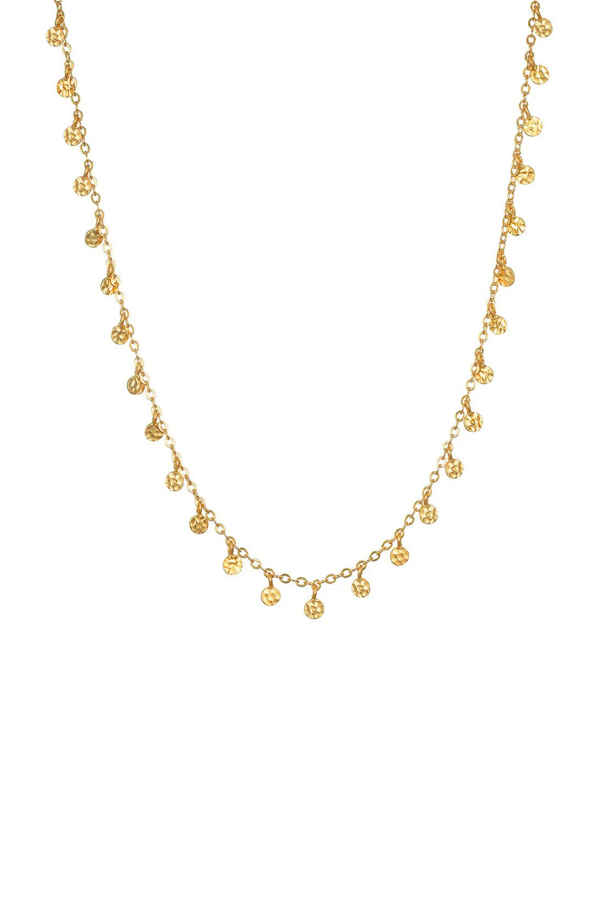 Satya 14" Hammered Disc Choker