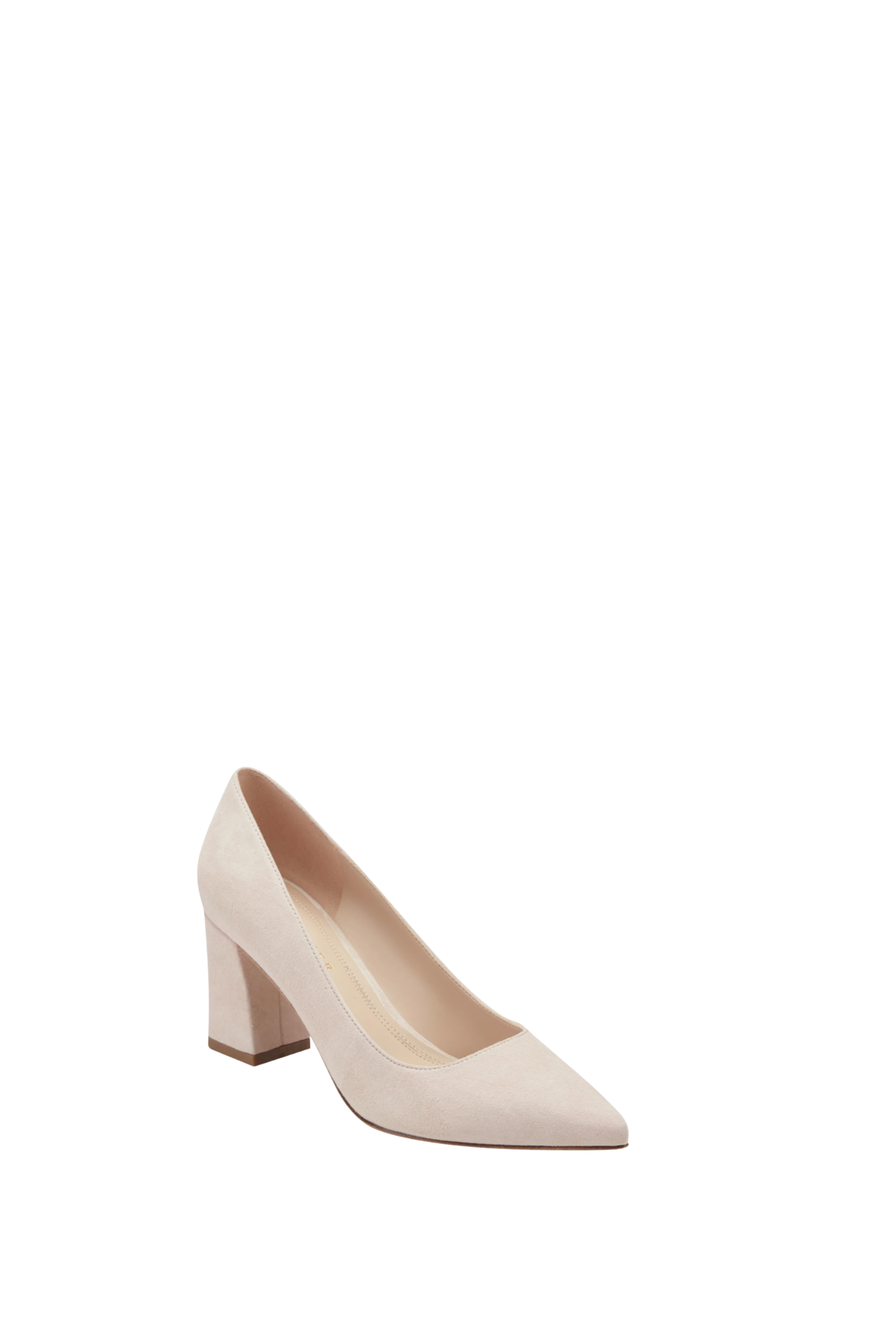 Marc Fisher Zala Pump in Natural Suede