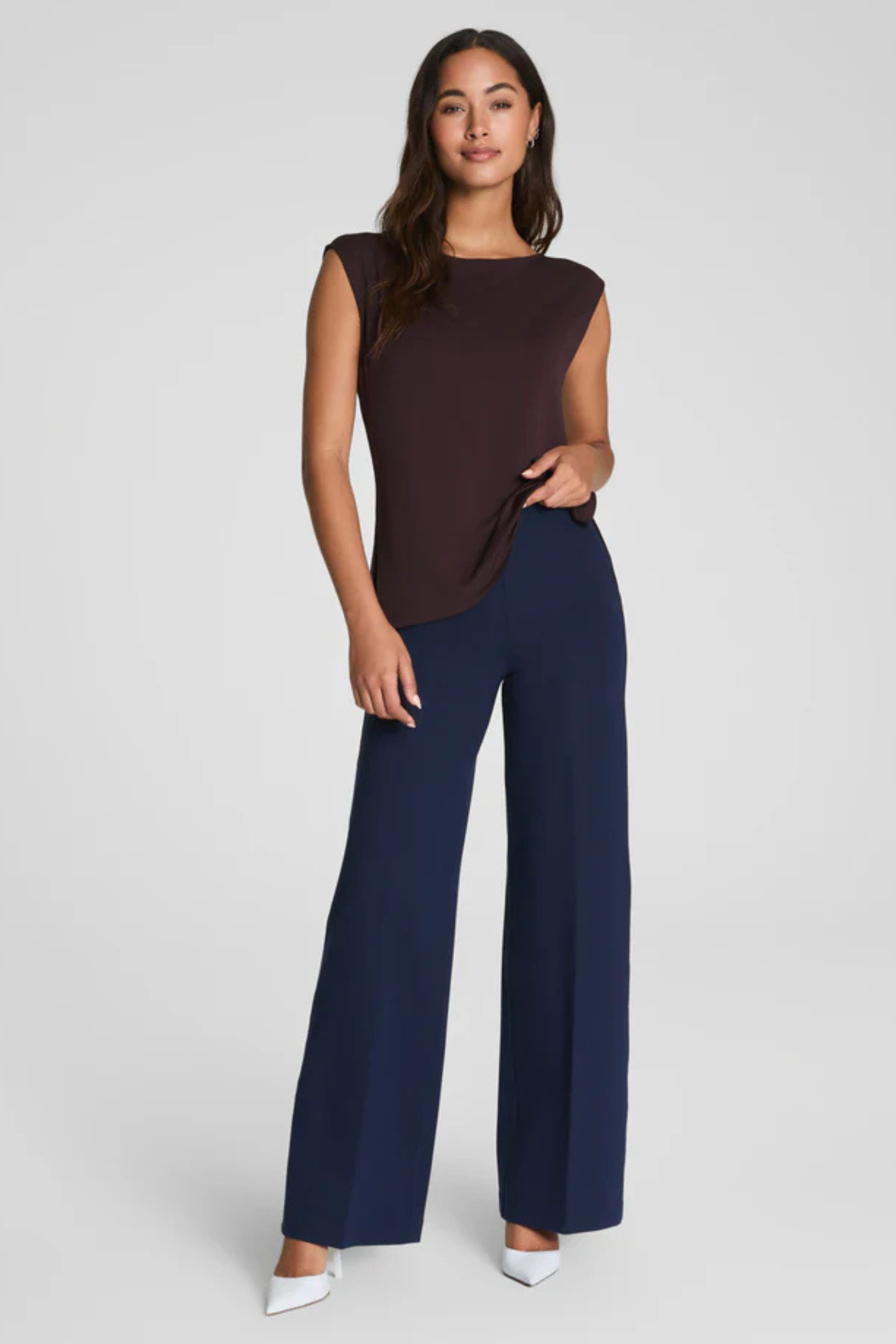 Spanx Perfect Fit Ponte Wide Leg Pant