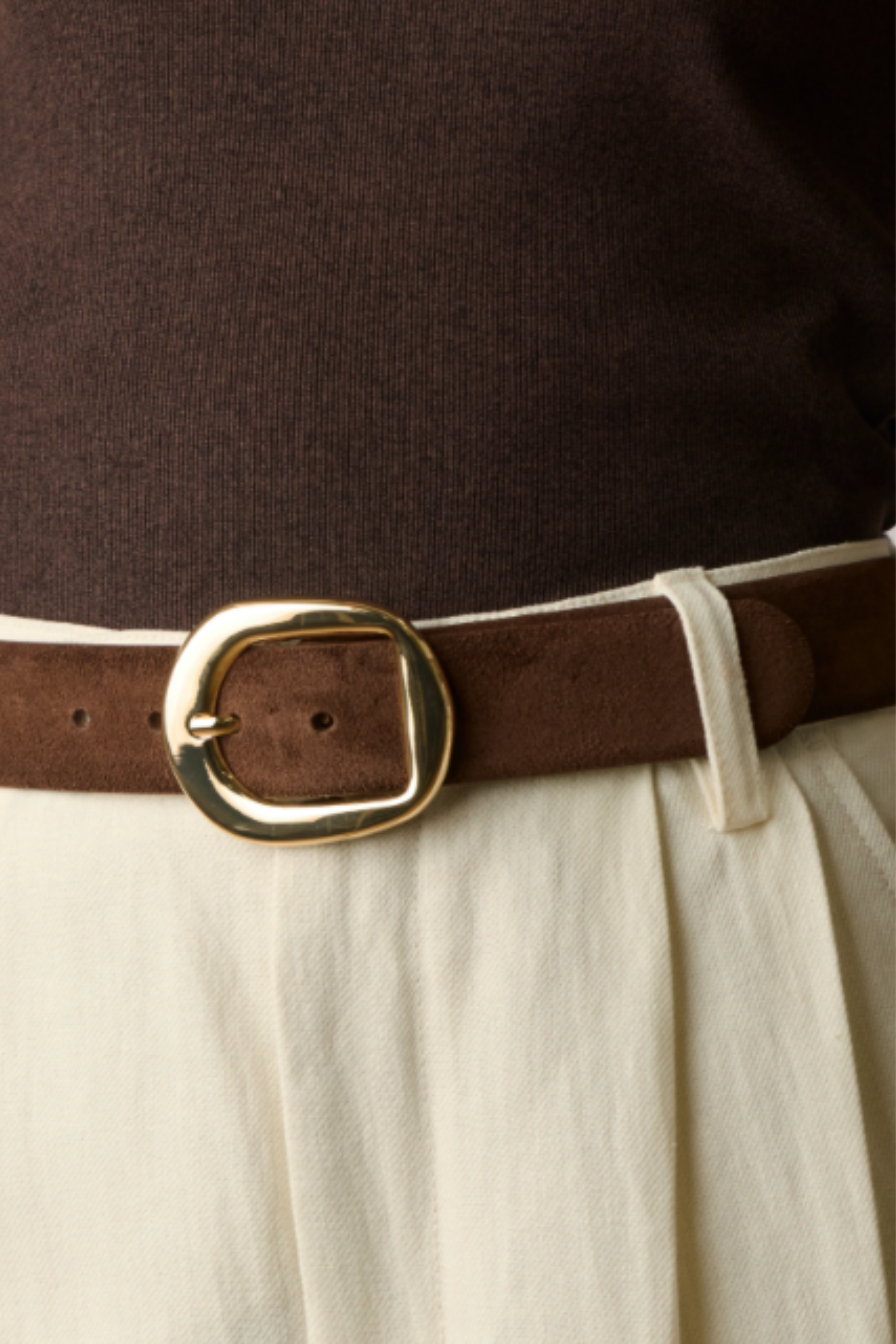 B-Low the Belt Greyson Suede Belt