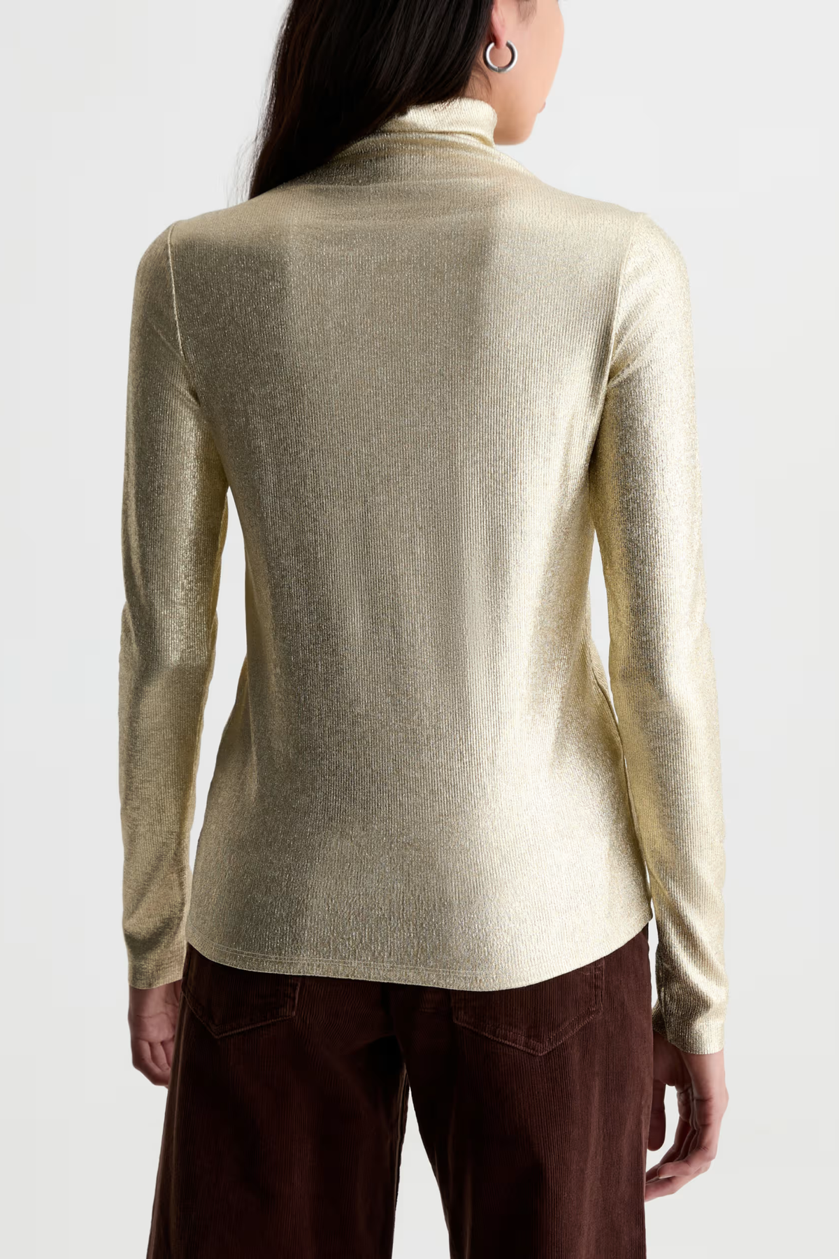 AG Metallic Chels Turtleneck