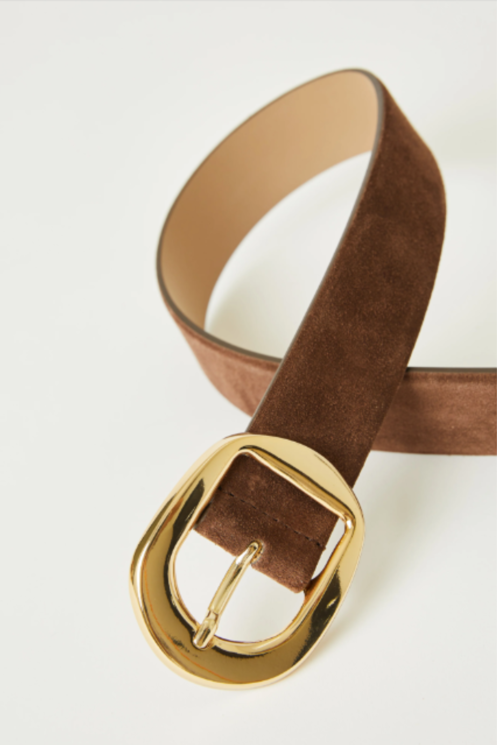 B-Low the Belt Greyson Suede Belt