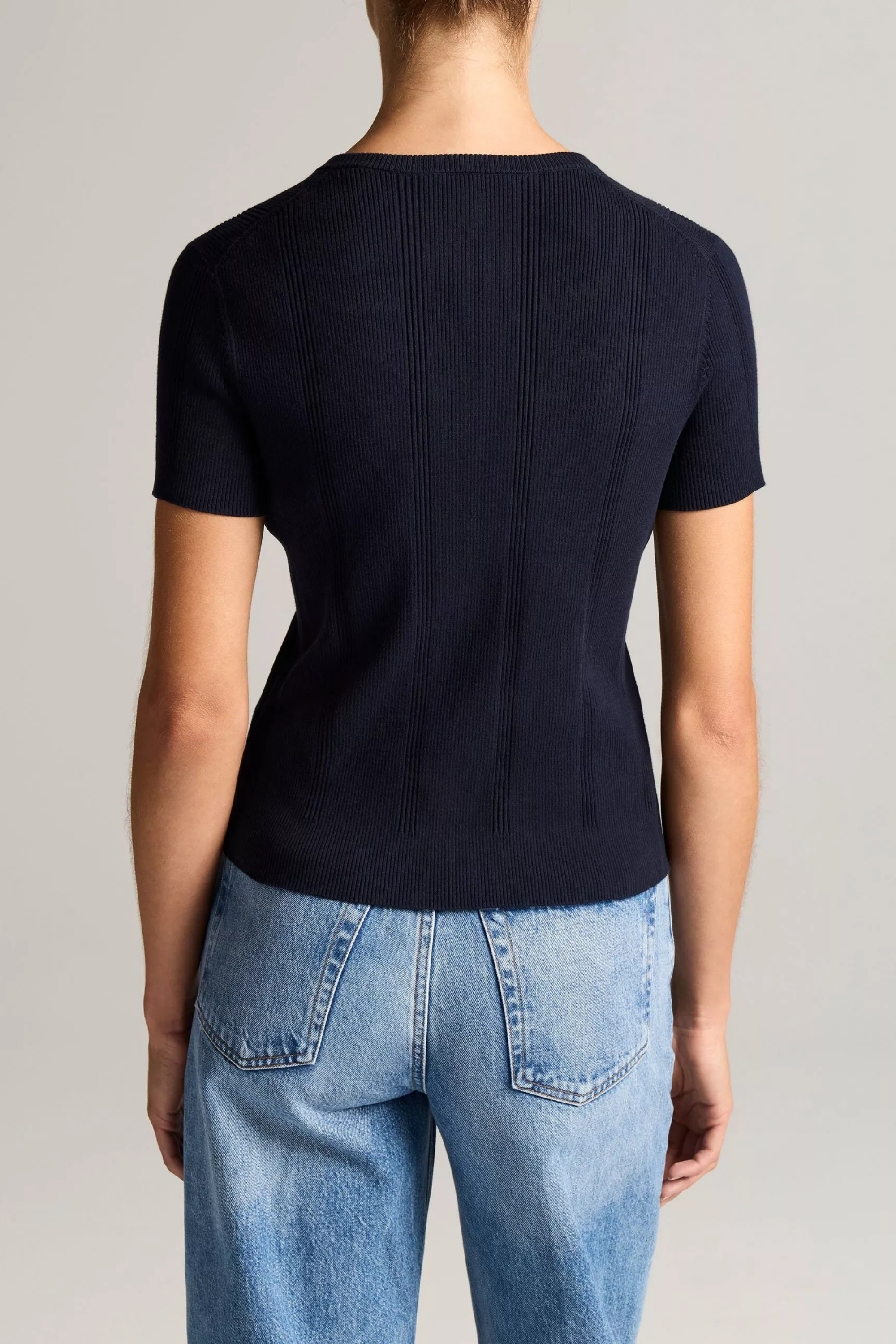 Vince S/S Rib Cardi