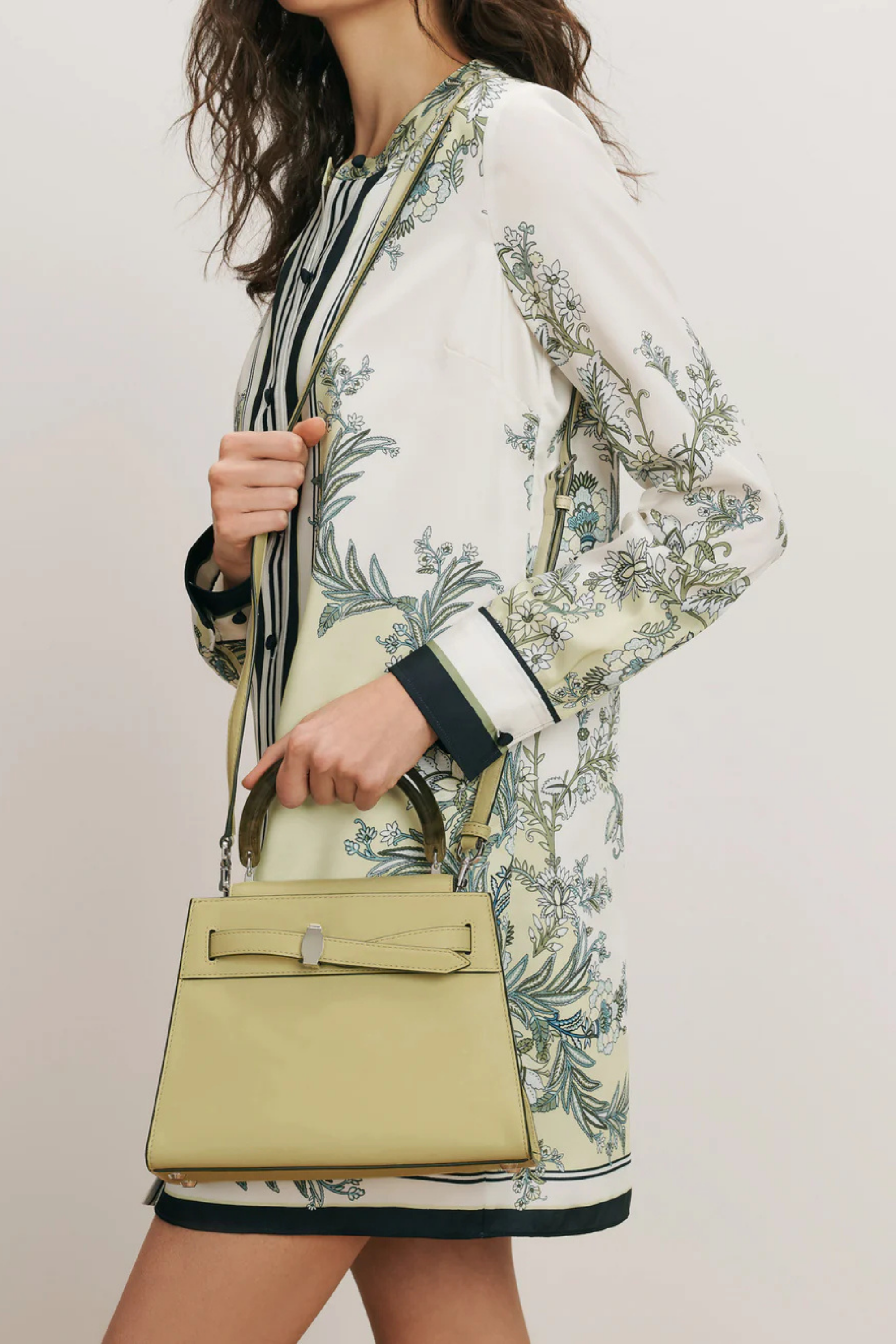 Veronica Beard Resin Dash Top Handle Bag