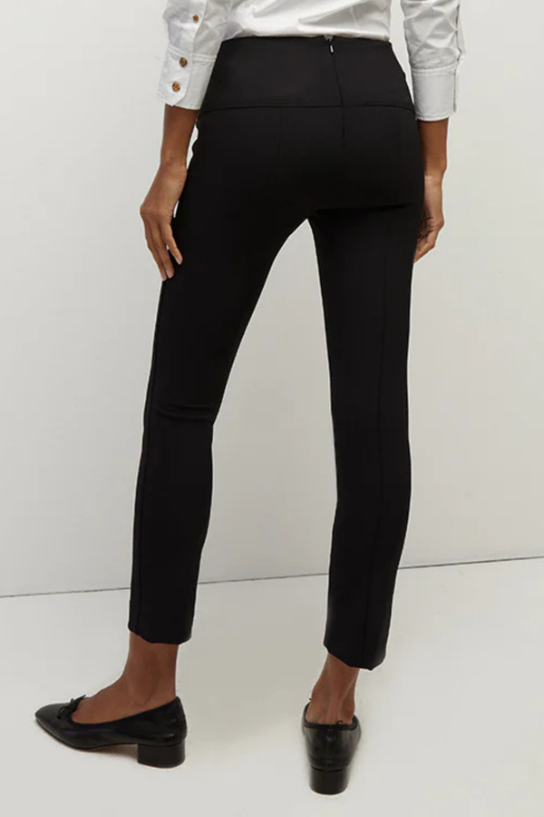 Veronica Beard Zip Back Scuba Pant