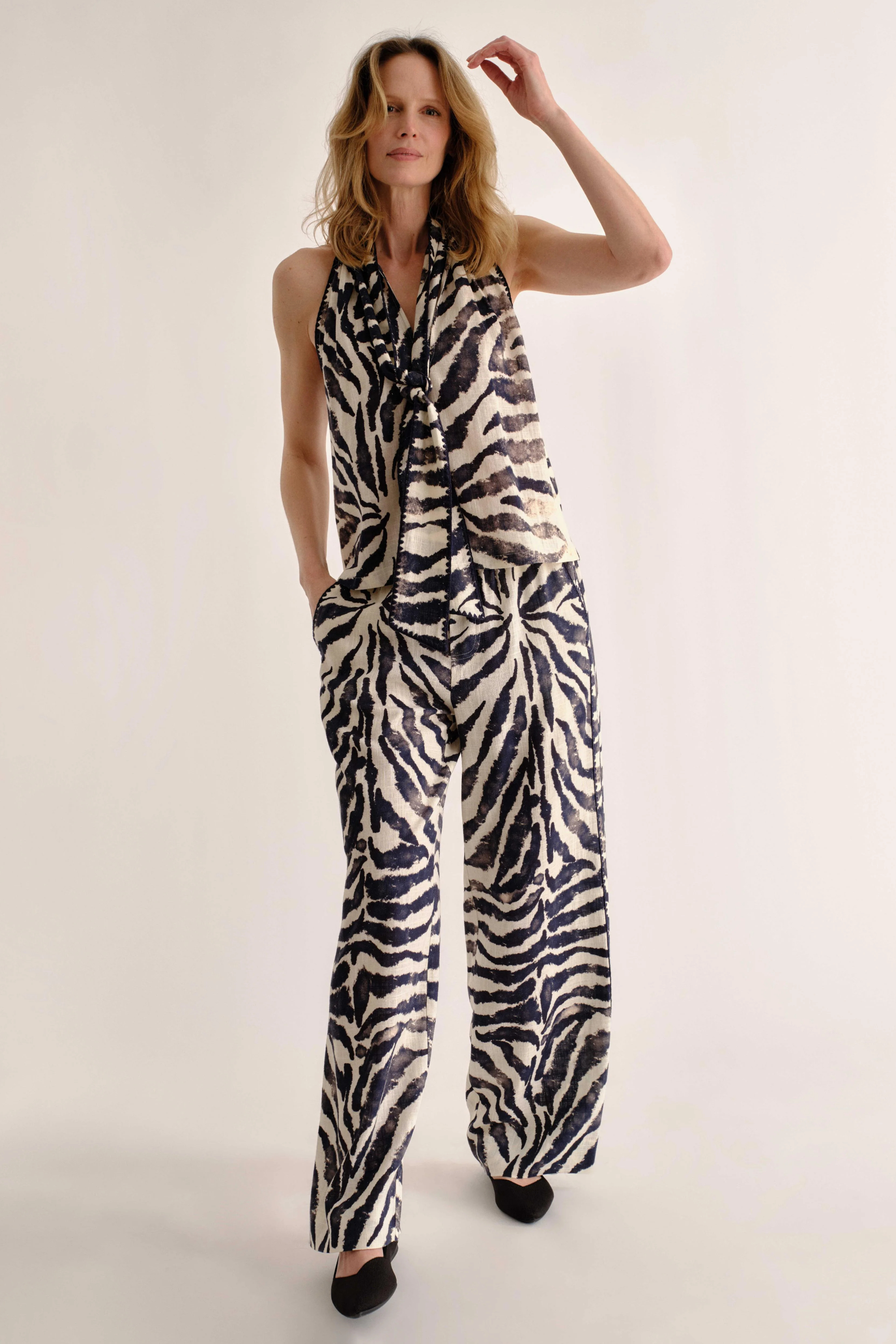 Cartolina Monroe Tank in Zebra