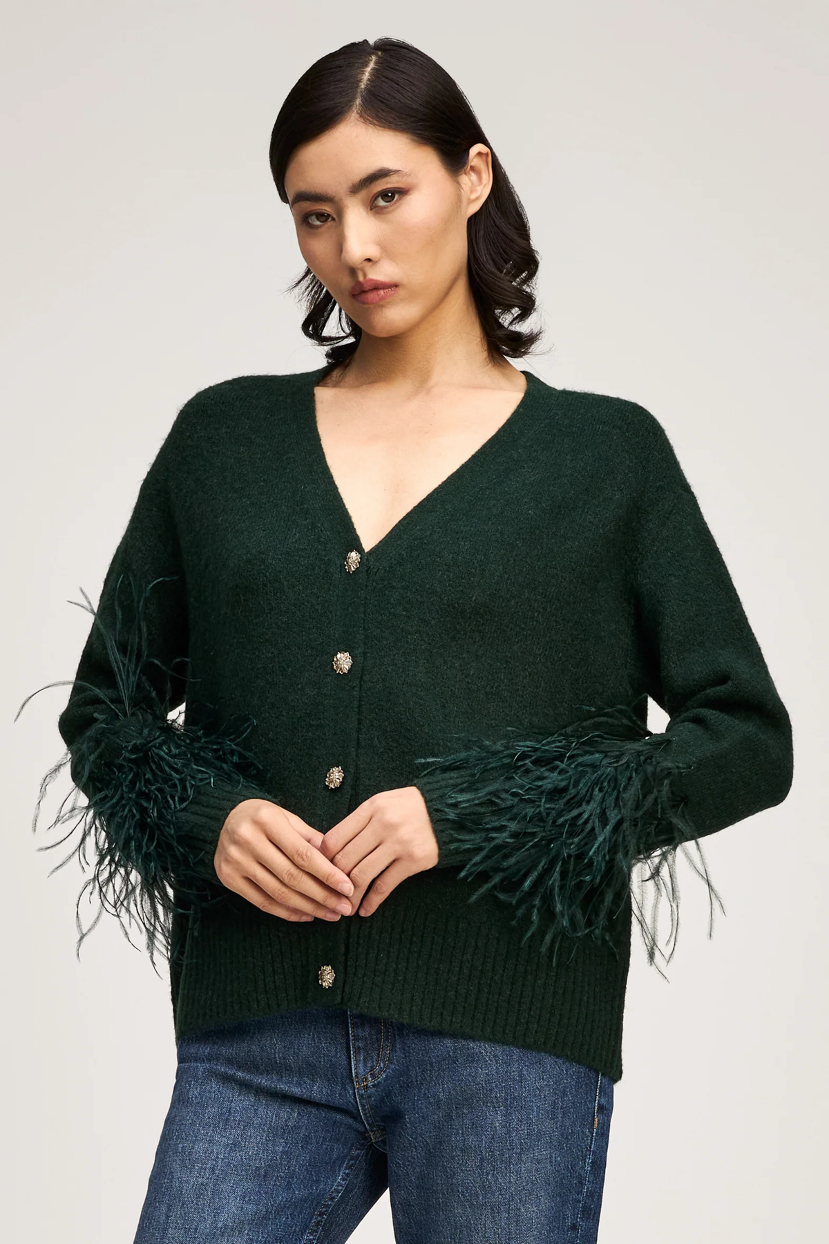Cinq a Sept Briana Feather Pullover