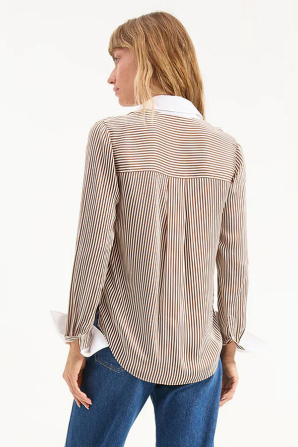 Veronica Beard Silk Amelia Shirt