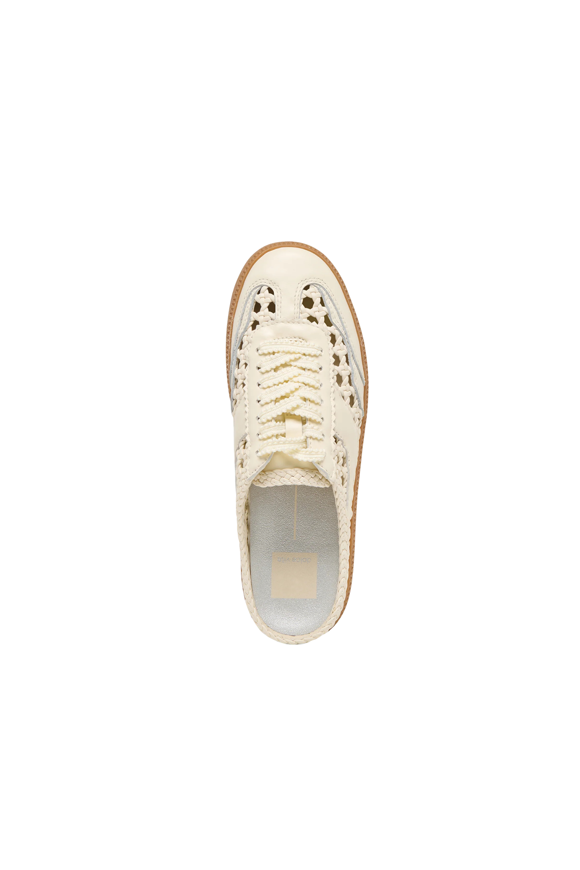 Dolce Vita Notice Slide Sneaker Cream Woven