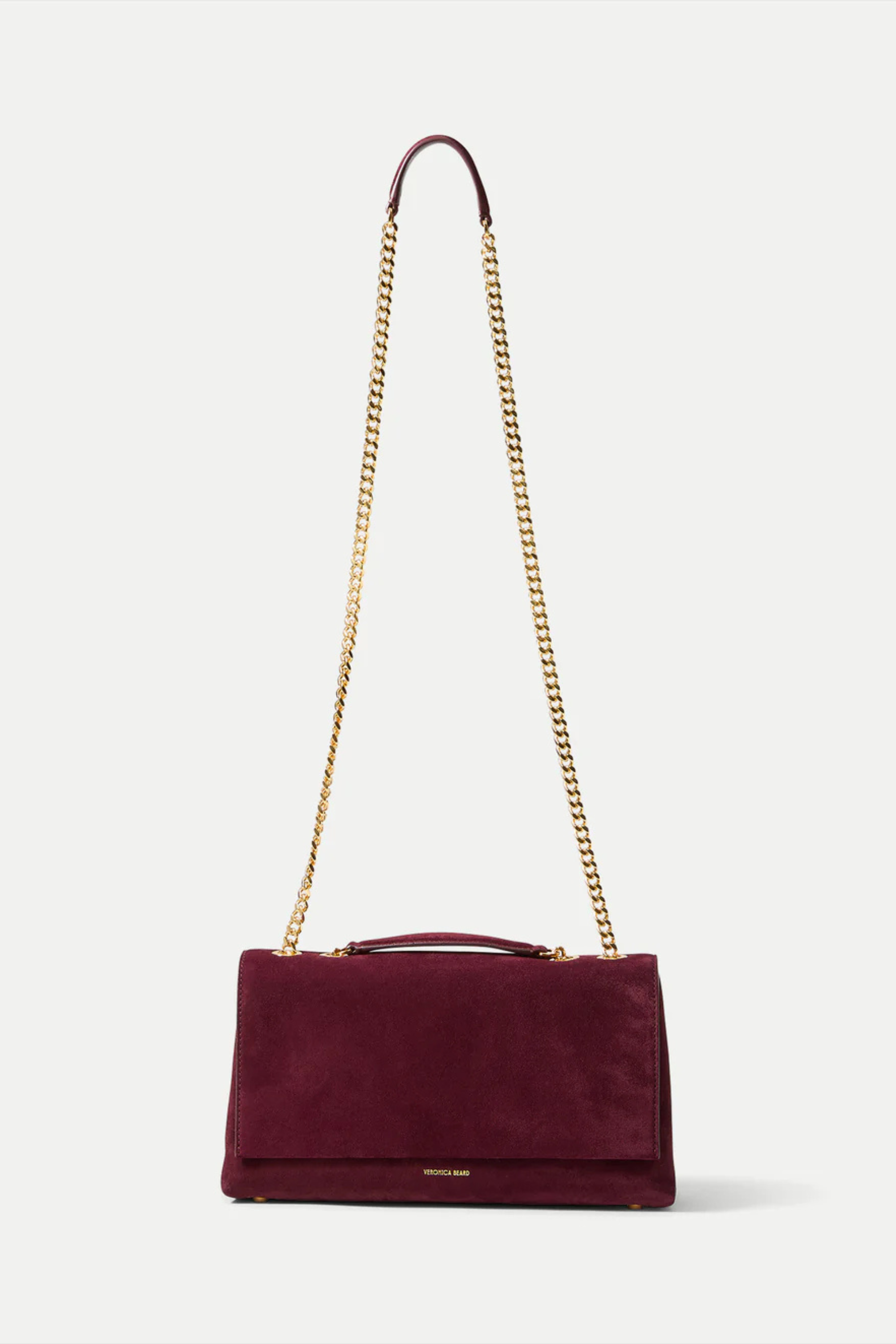 Veronica Beard Suede Wedge Bag