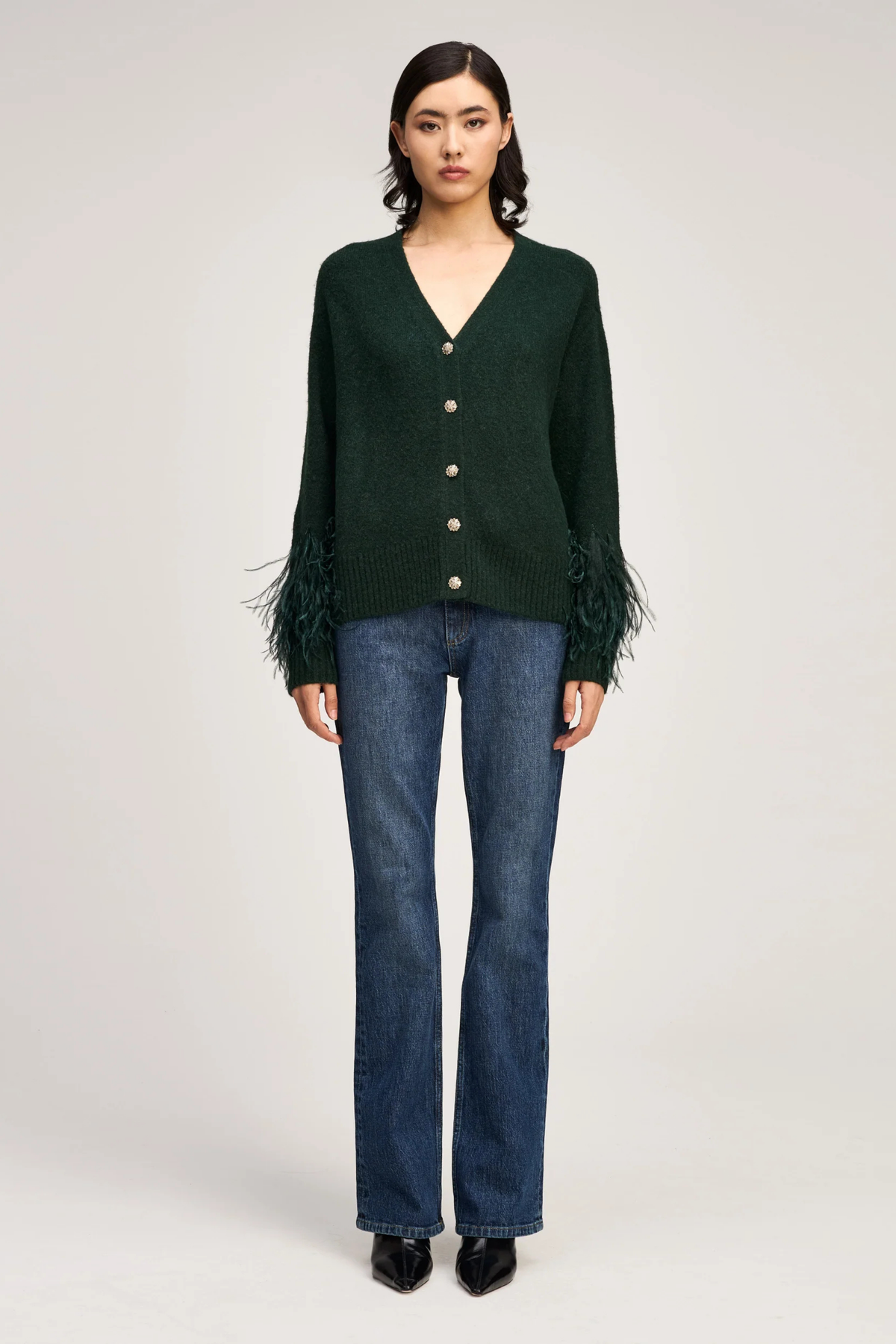 Cinq a Sept Briana Feather Pullover