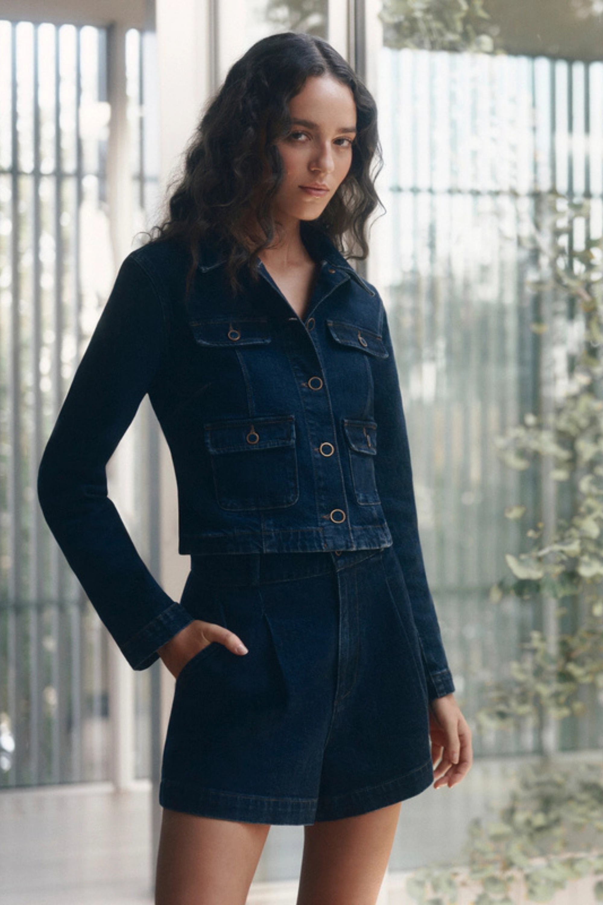 Paige Lydia Jacket in Ballast