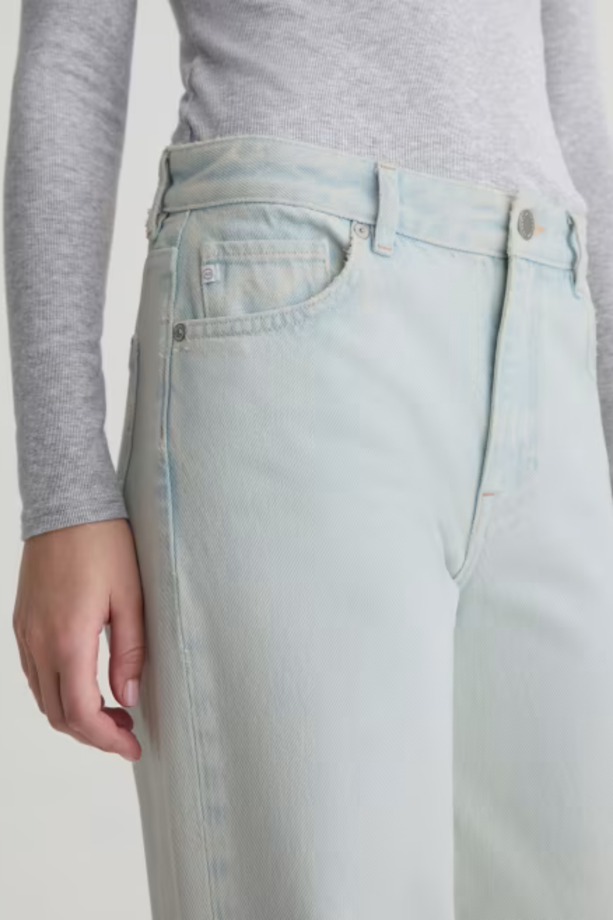 AG Saige Wide Leg in Luminance