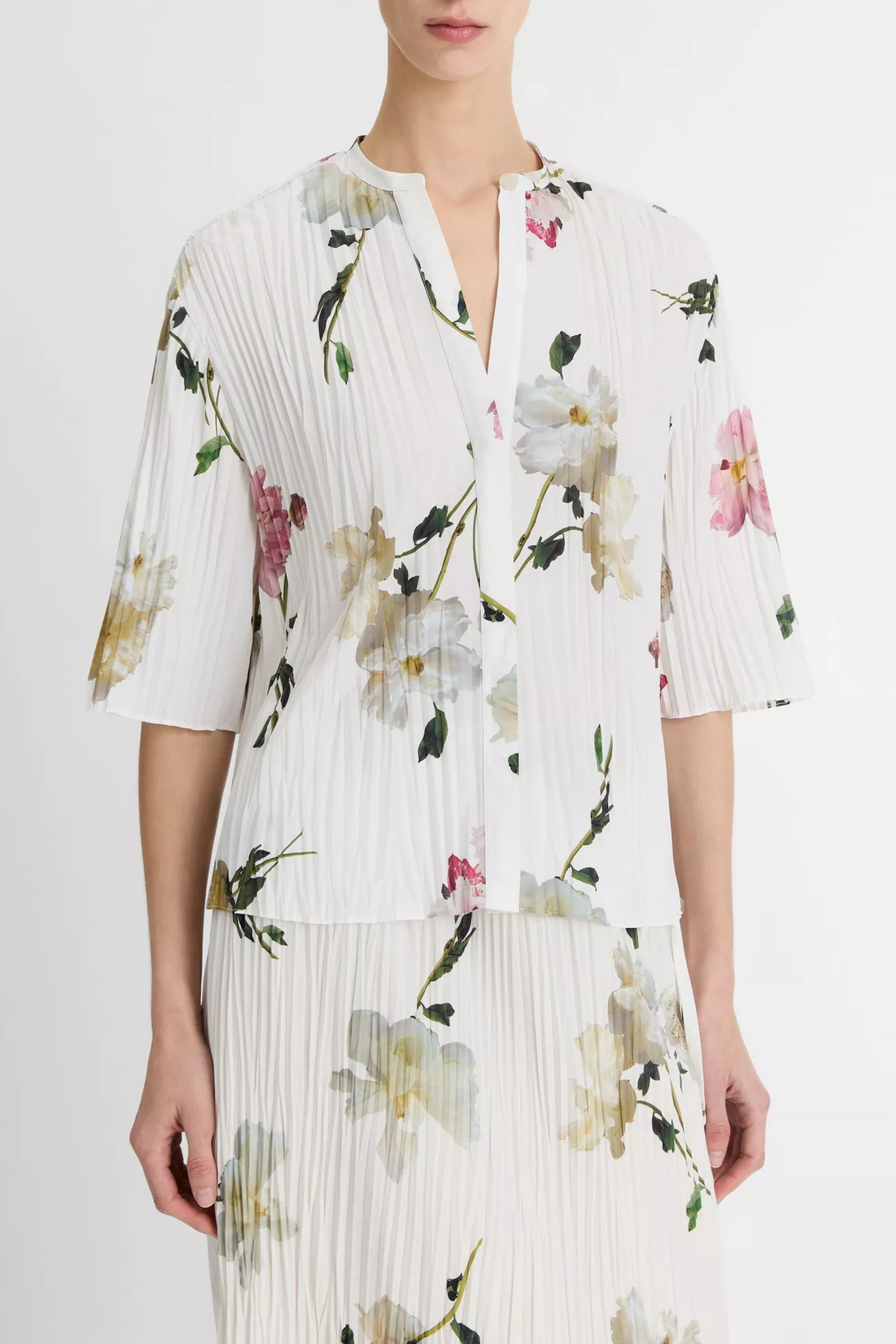 Vince Pleated Shirt