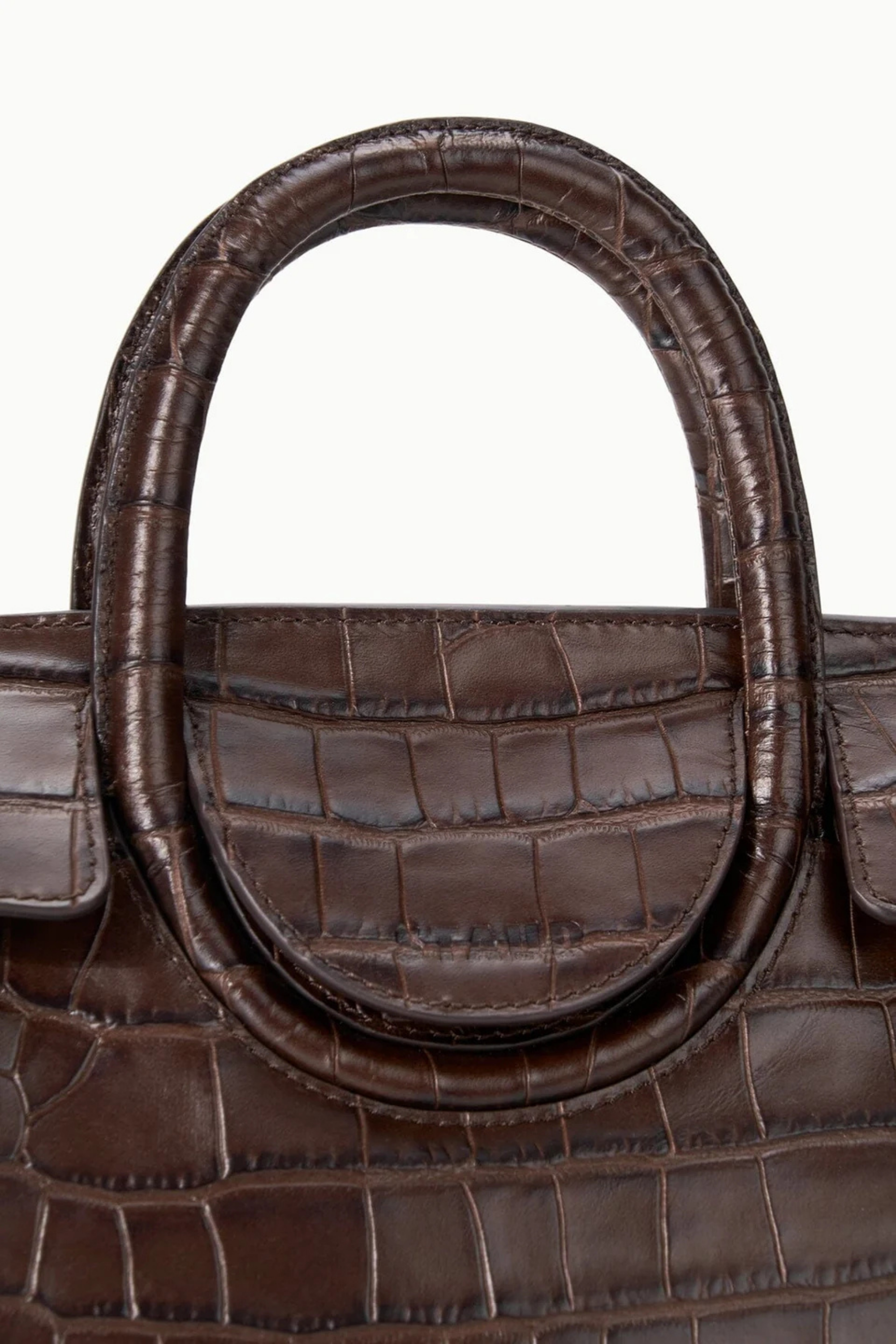 Staud Maude Mini Carryall Snake