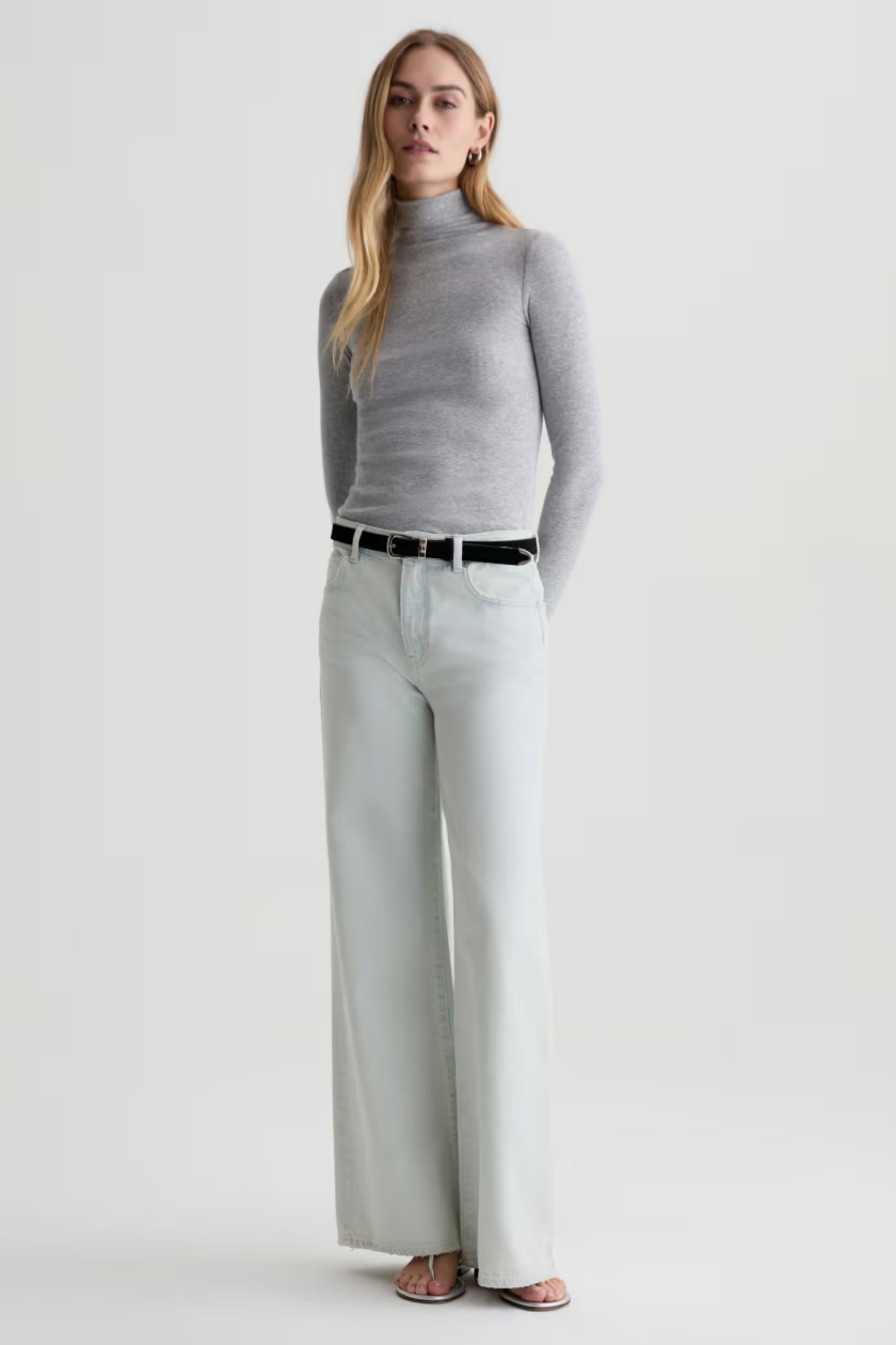 AG Saige Wide Leg in Luminance