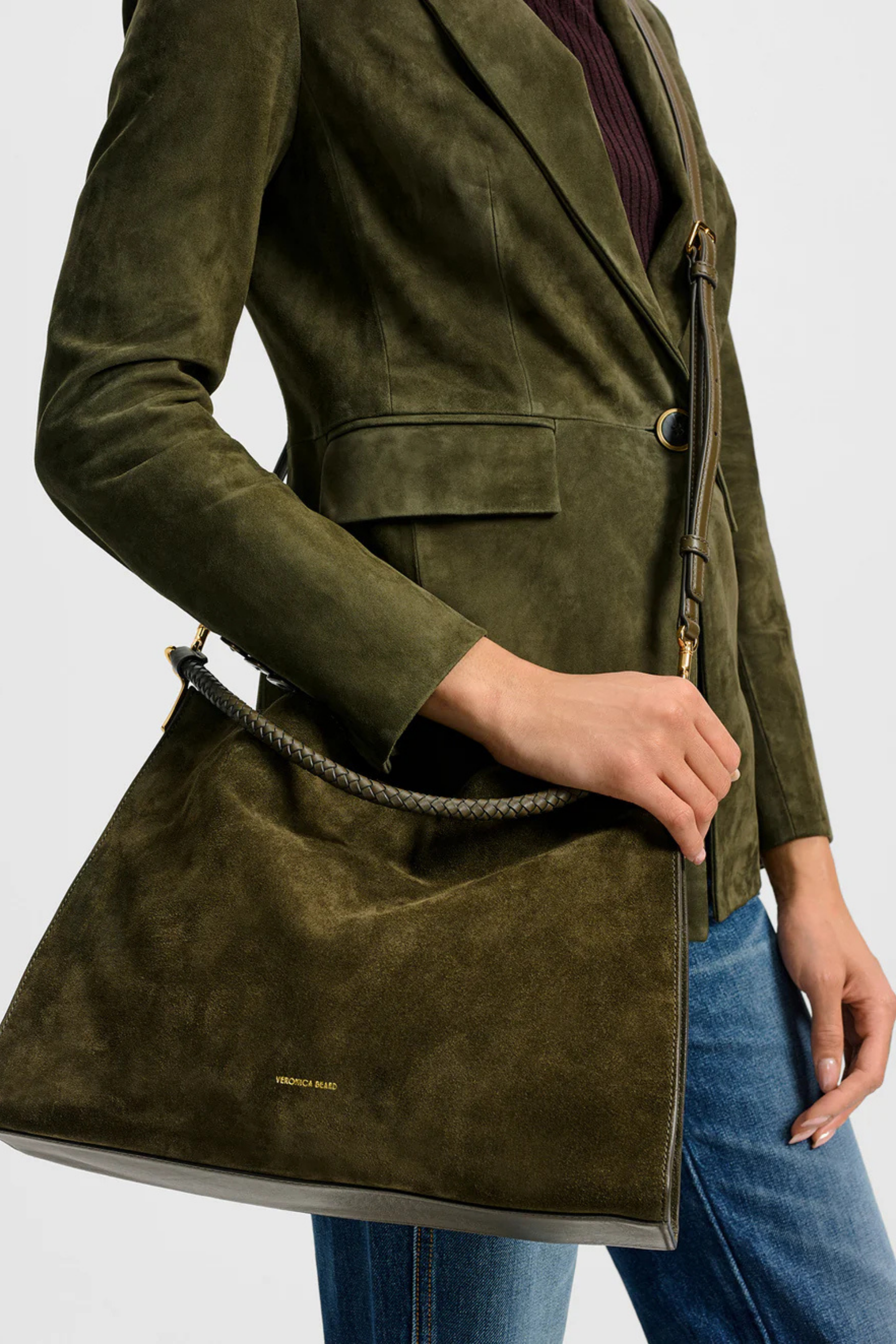 Veronica Beard Suede Veronica Beard Vida Hobo