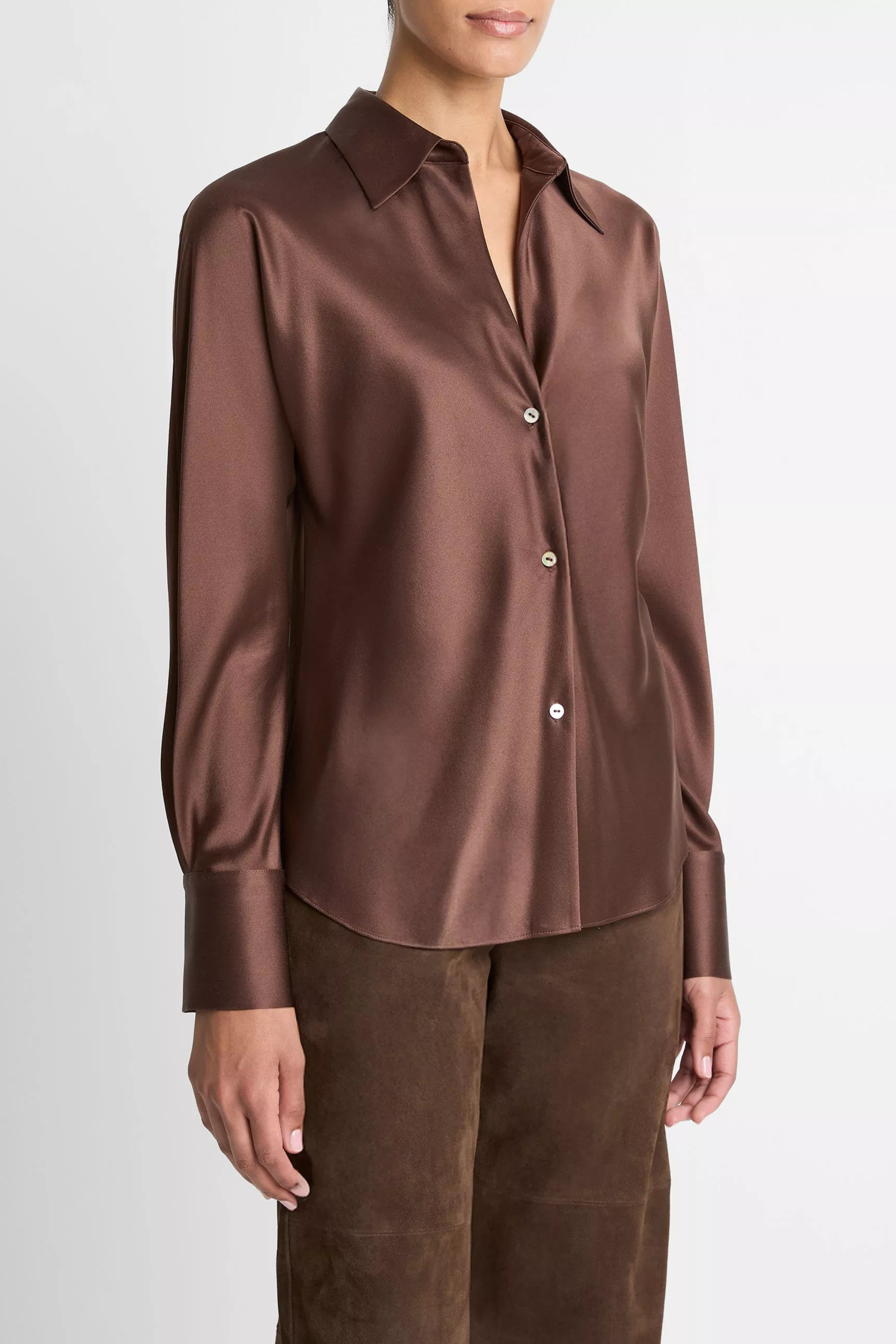 Vince Bias L/S Blouse