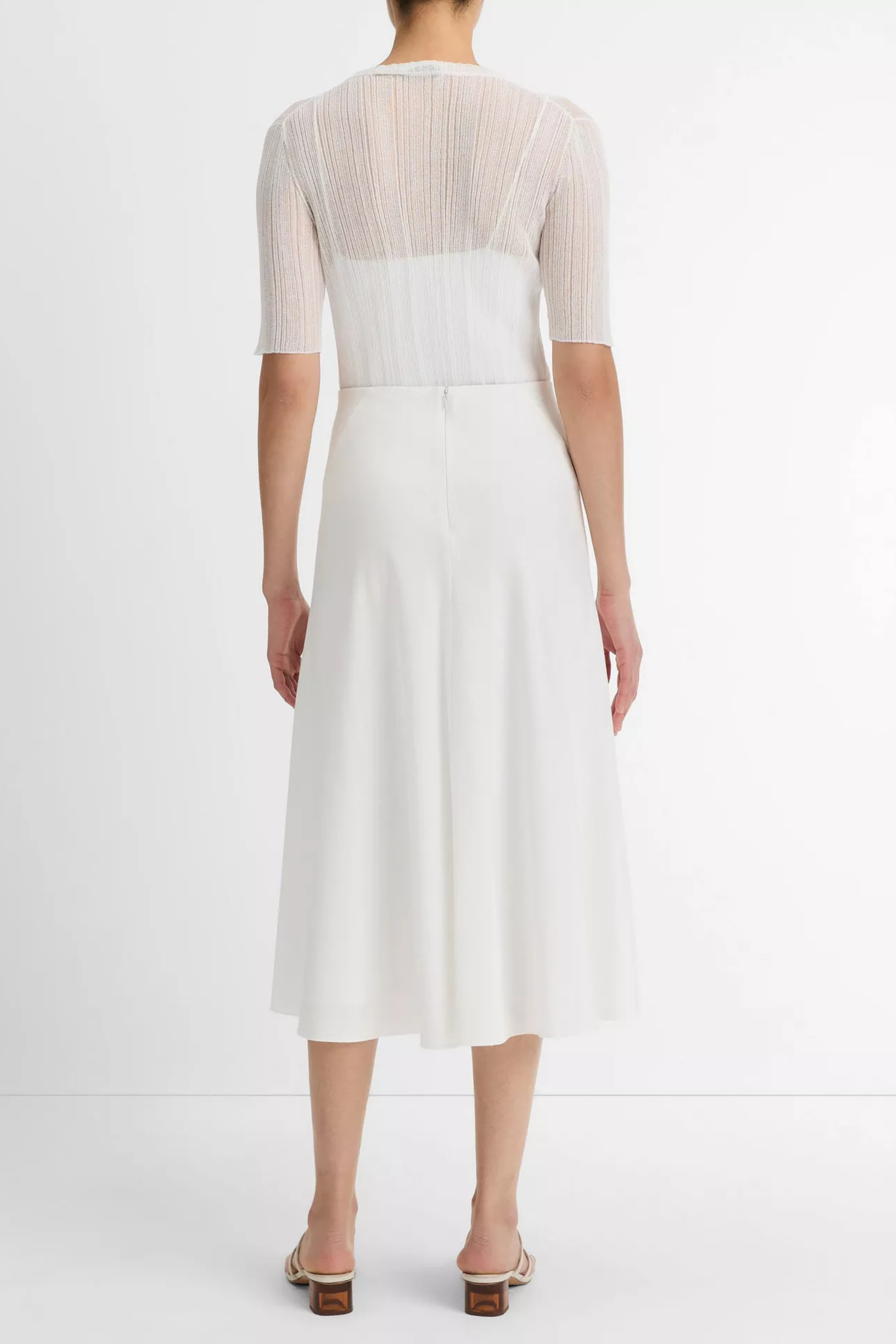 Vince Bias Full Skirt
