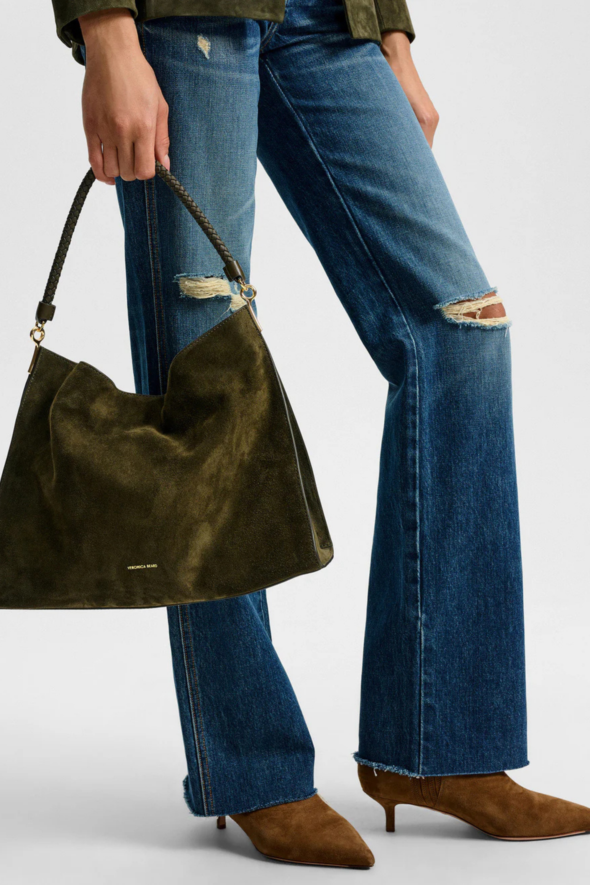 Veronica Beard Suede Veronica Beard Vida Hobo