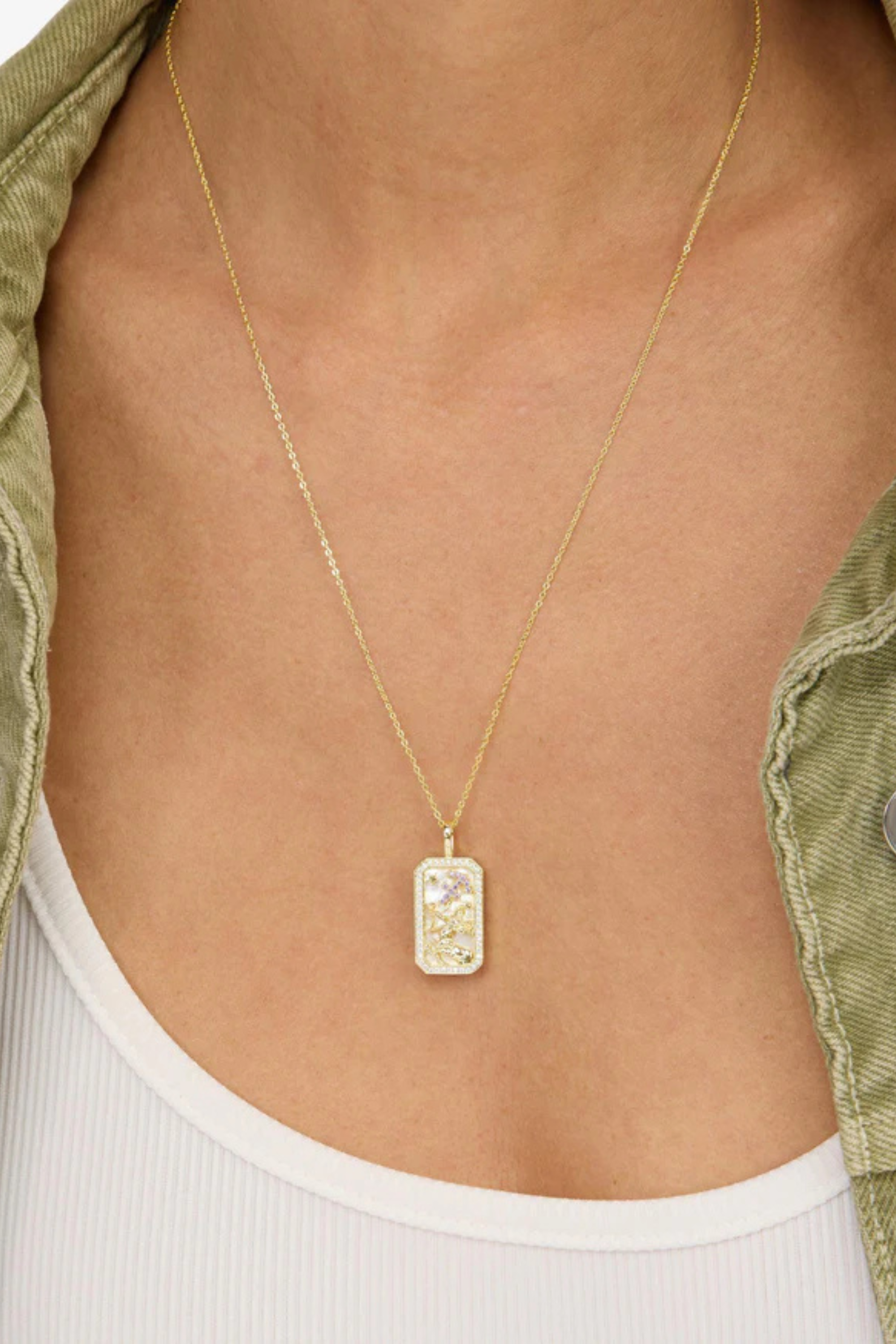 Melinda Maria Zodiac Amulet Necklace