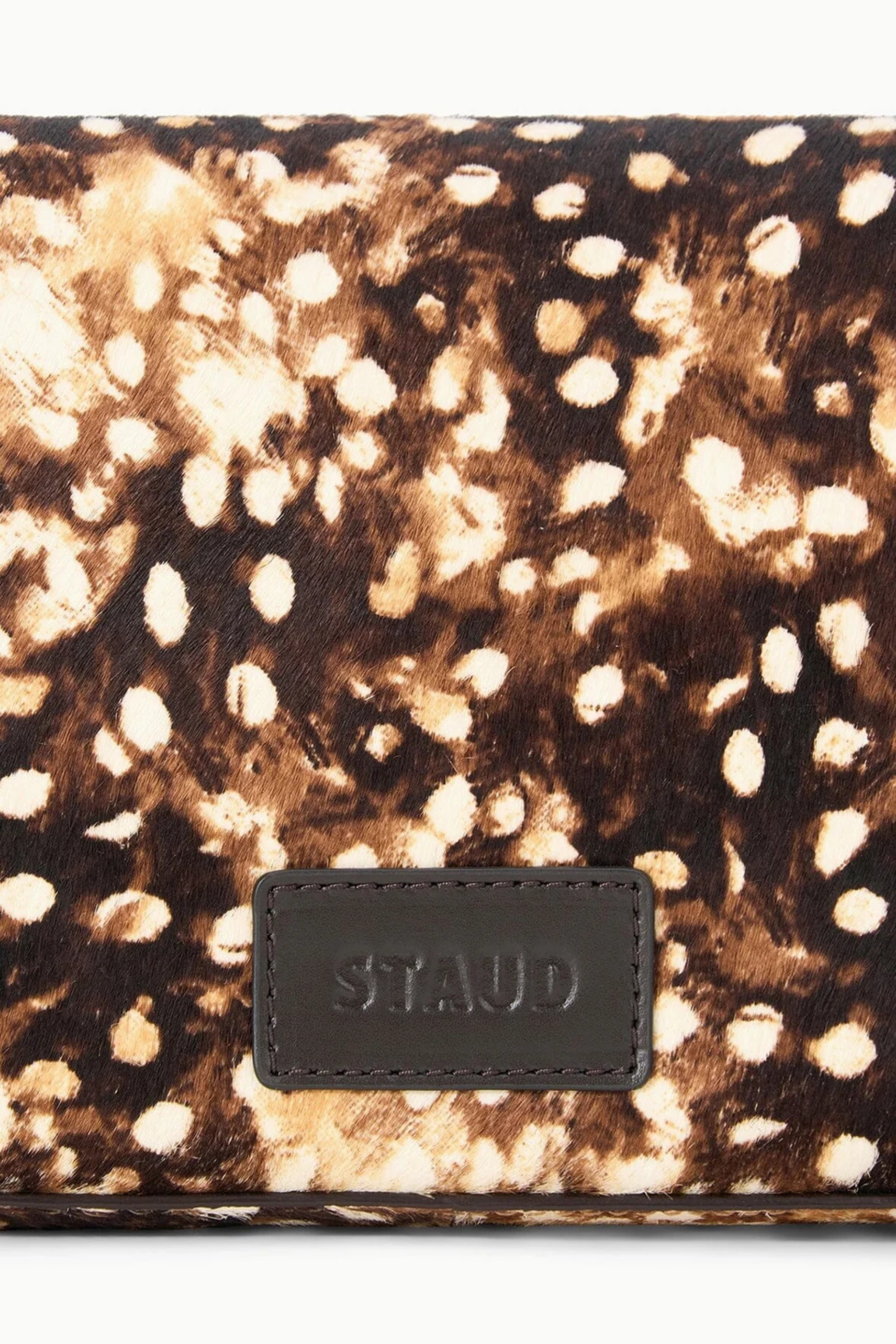 Staud HARLOW BAG FAWN HAIRCALF