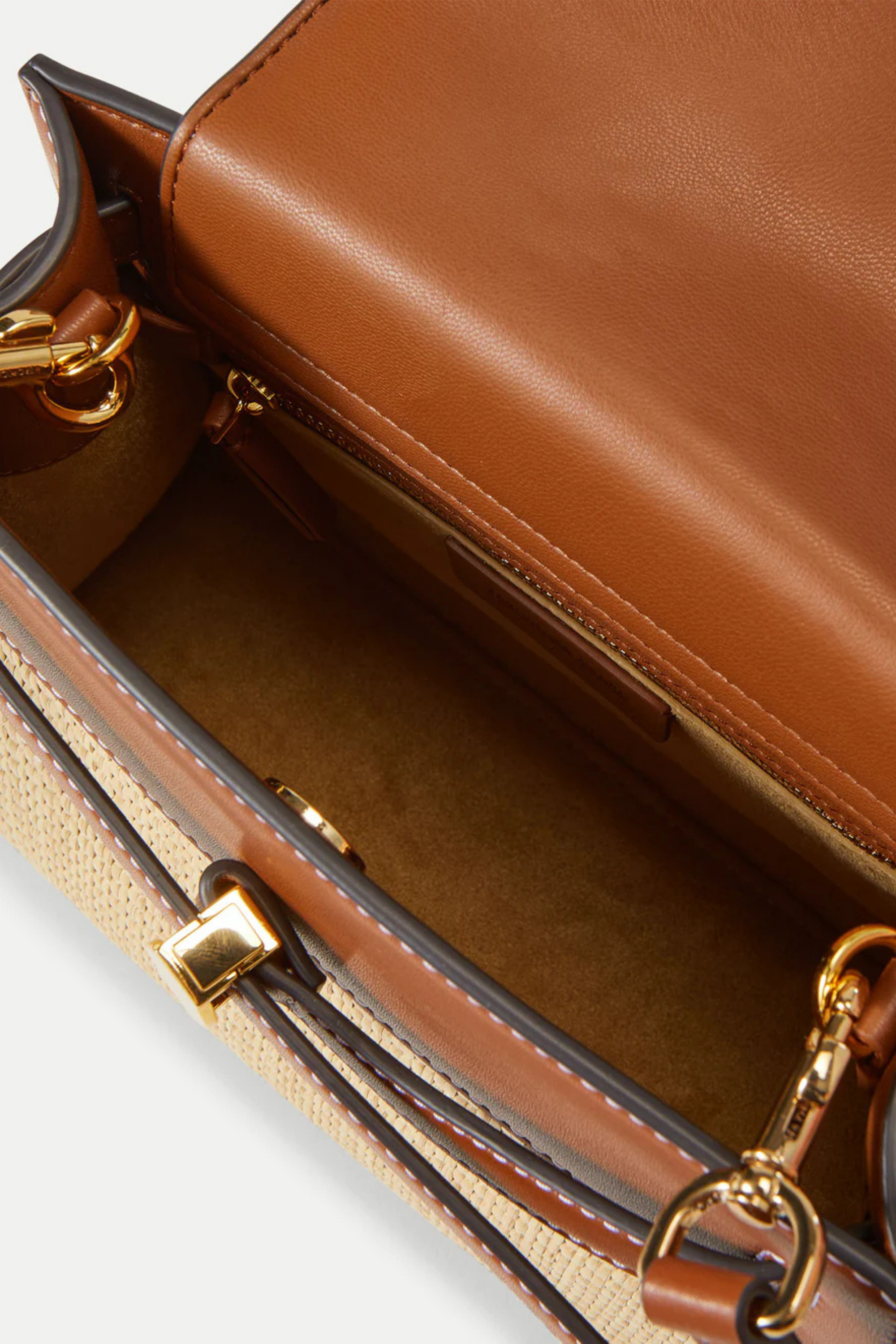 Veronica Beard Raffia Dash Top Handle