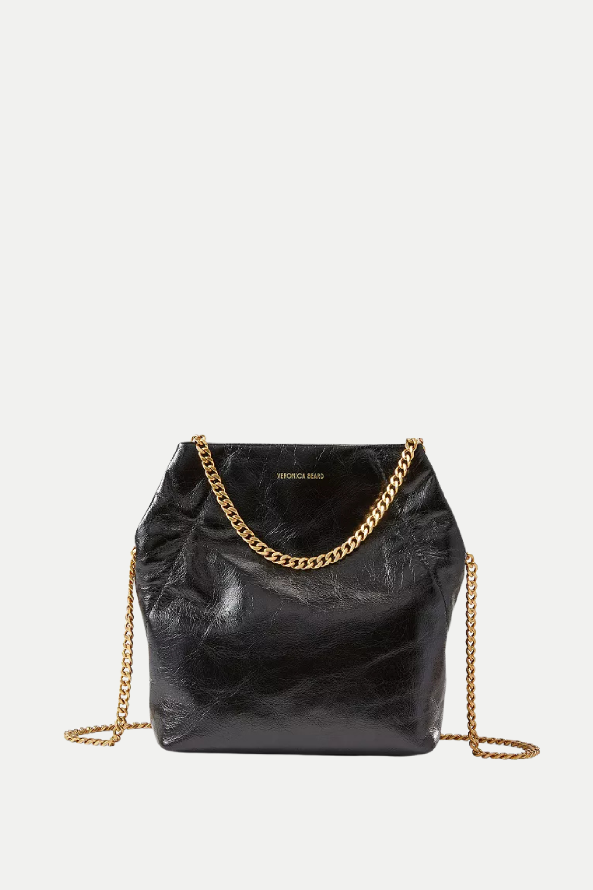 Veronica Beard Small Crinkle Slouch Shoulder Bag