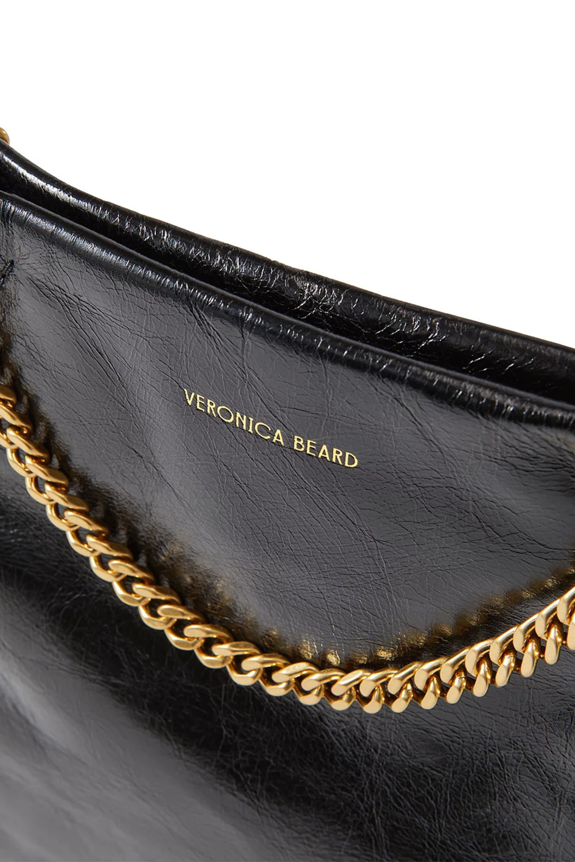 Veronica Beard Small Crinkle Slouch Shoulder Bag