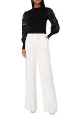 Milly Lace Sleeve Crew