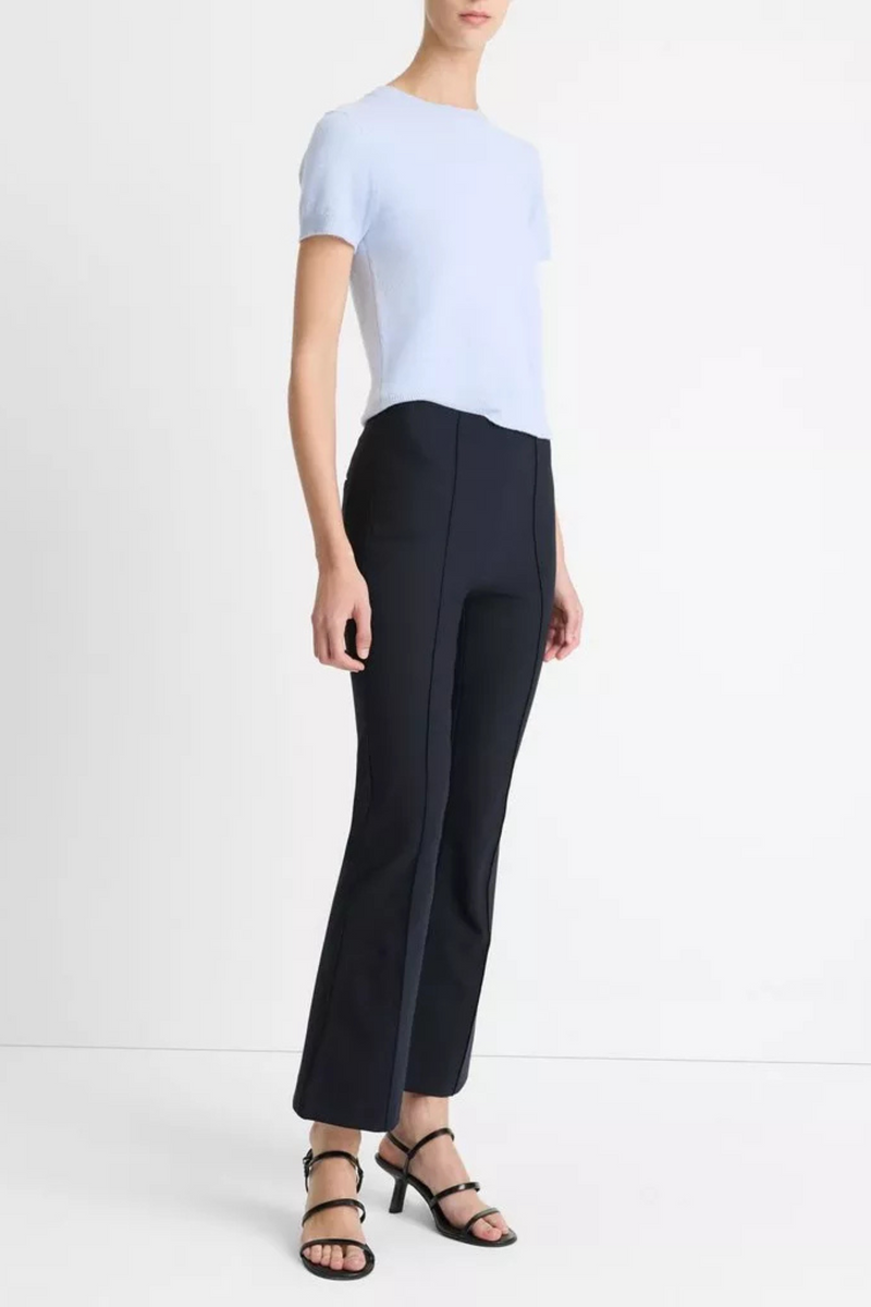 Vince Pintuck Crop Flare Pant