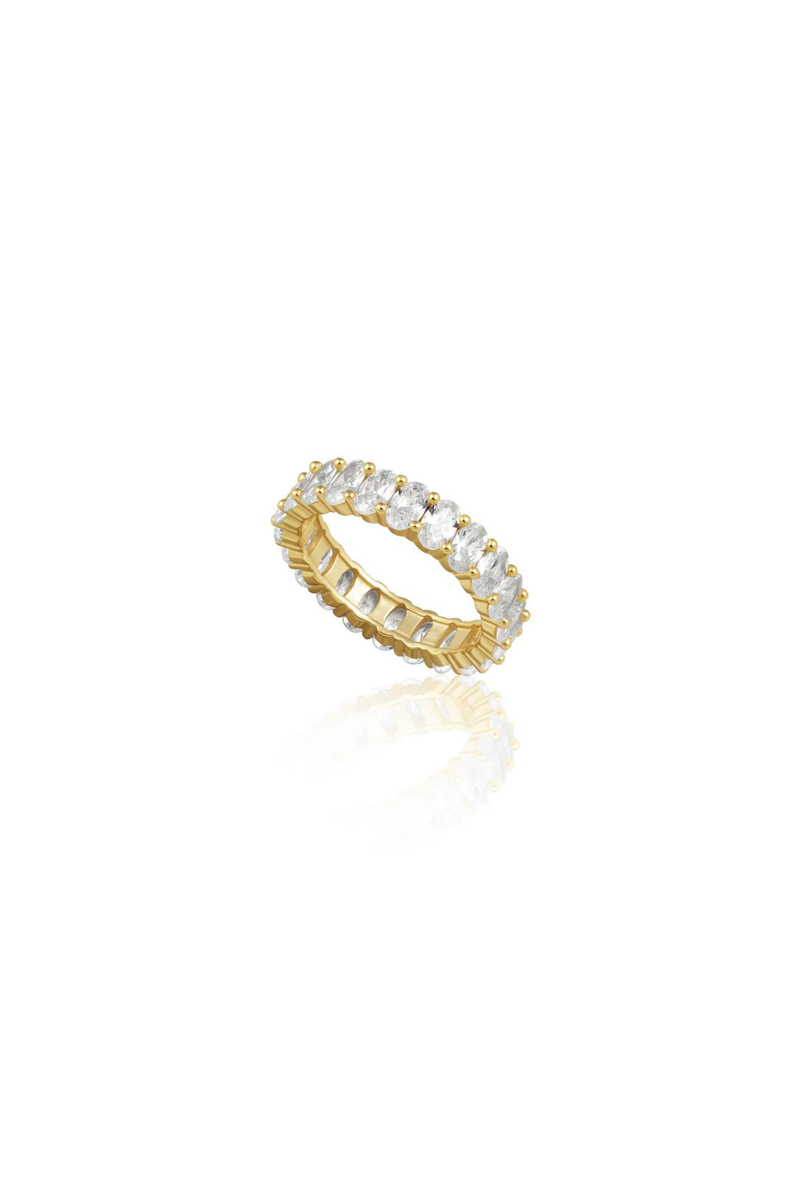 Sahira Oval Eternity Band