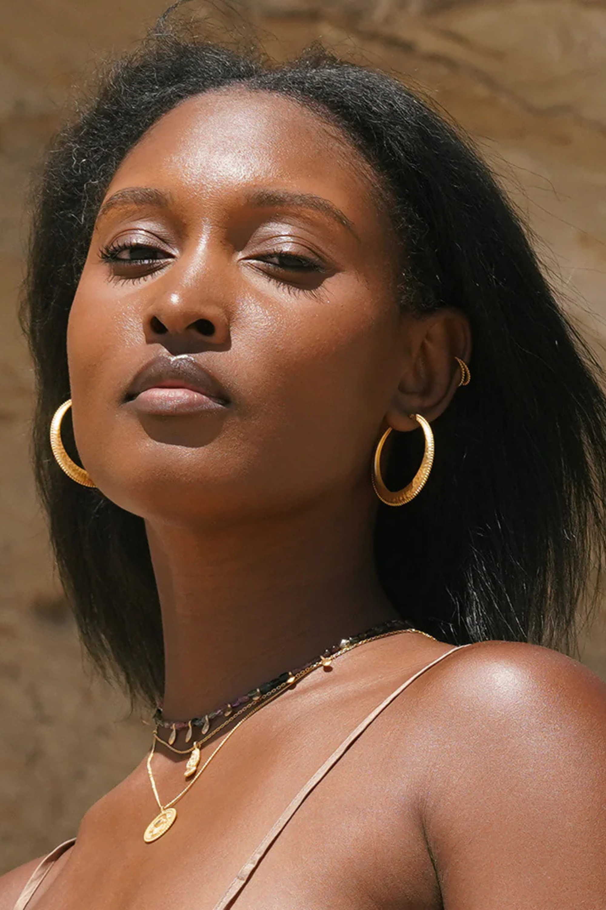 Satya Dot Hoop Earrings