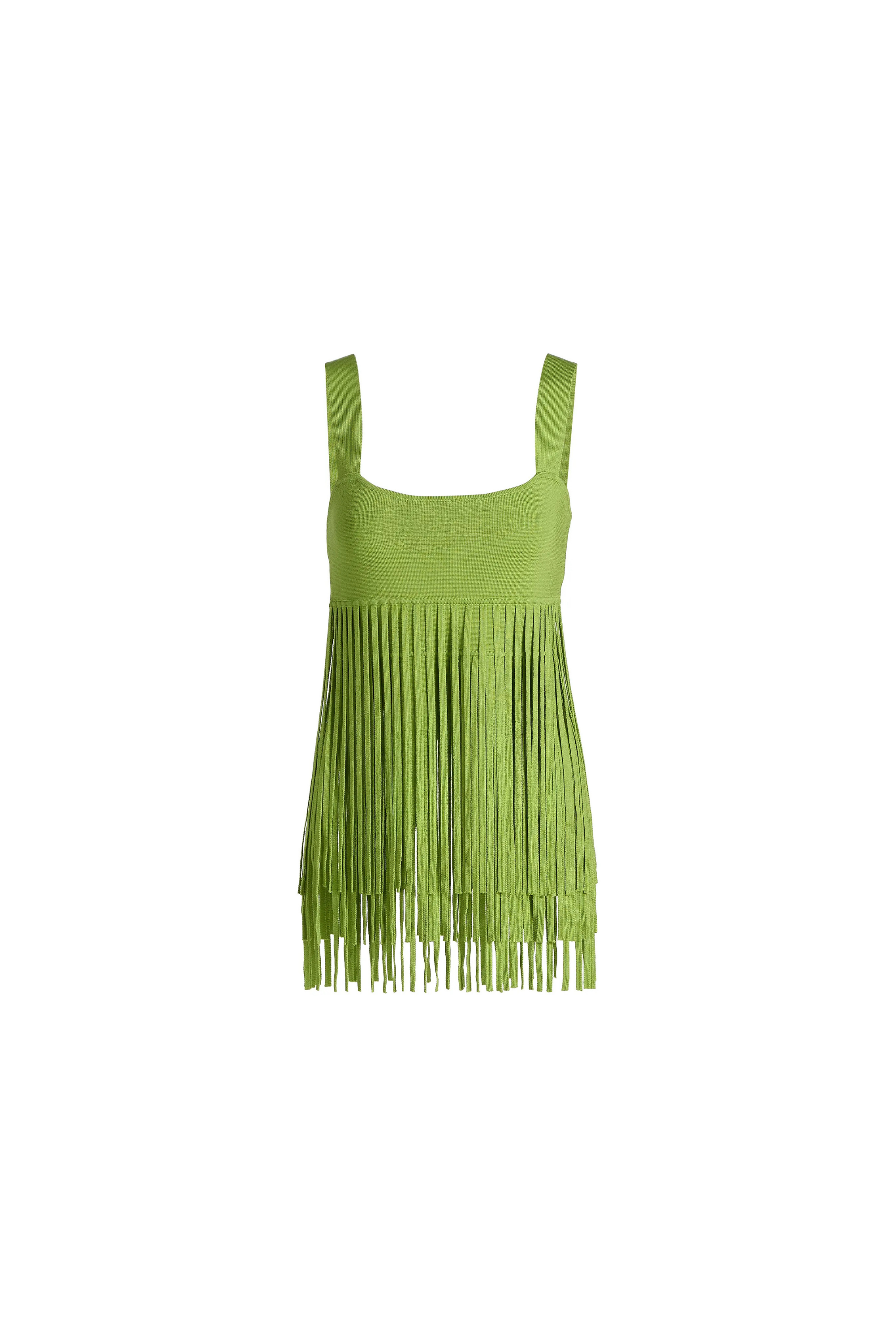 Toccin Amaris Tank Top with Fringe