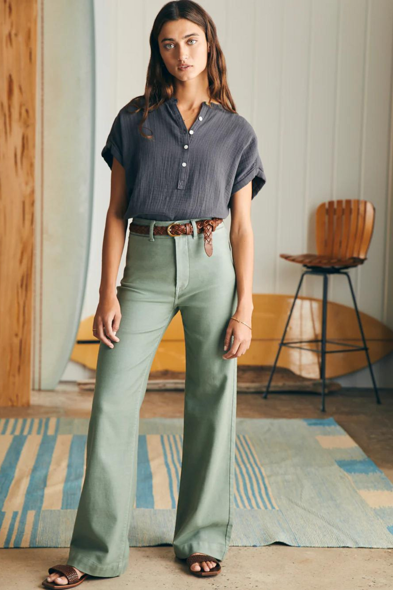 Faherty Dream Gauze Top